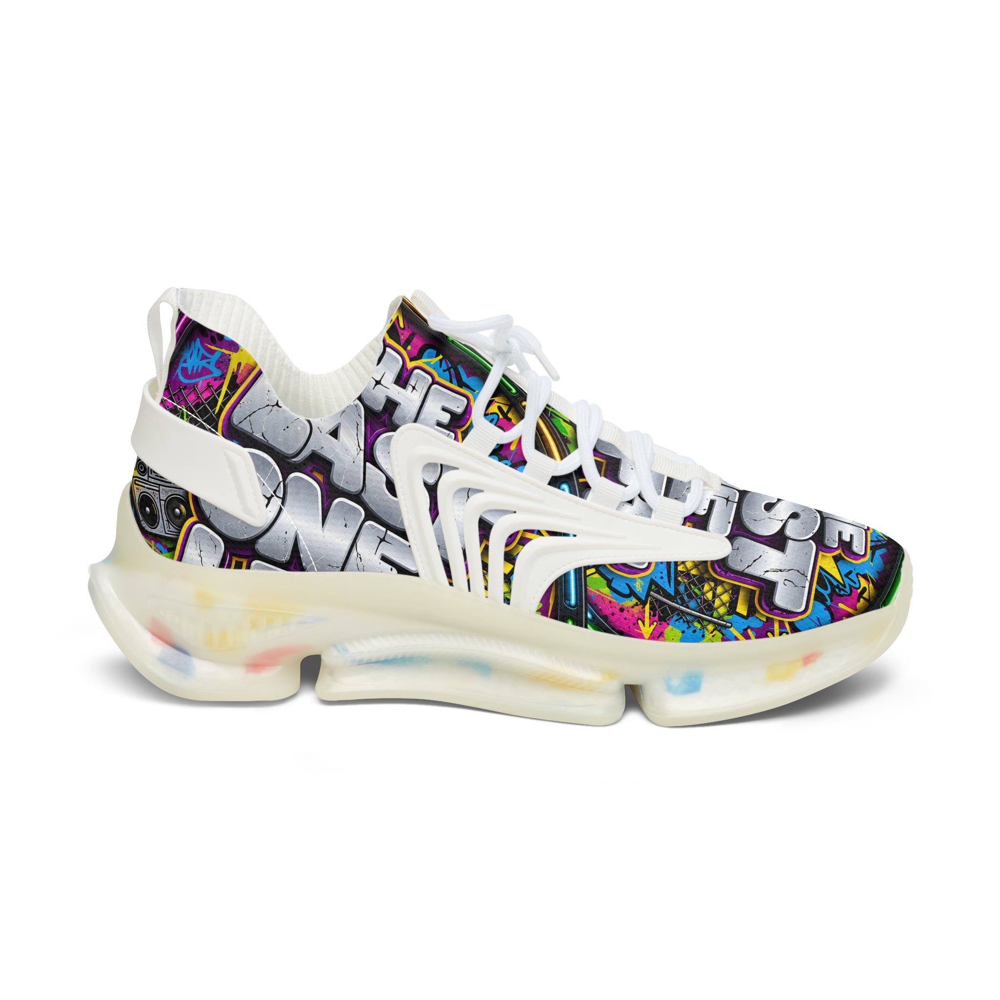 Graphic Mesh Sneakers — "The Last One" Bold Streetwear Trainers