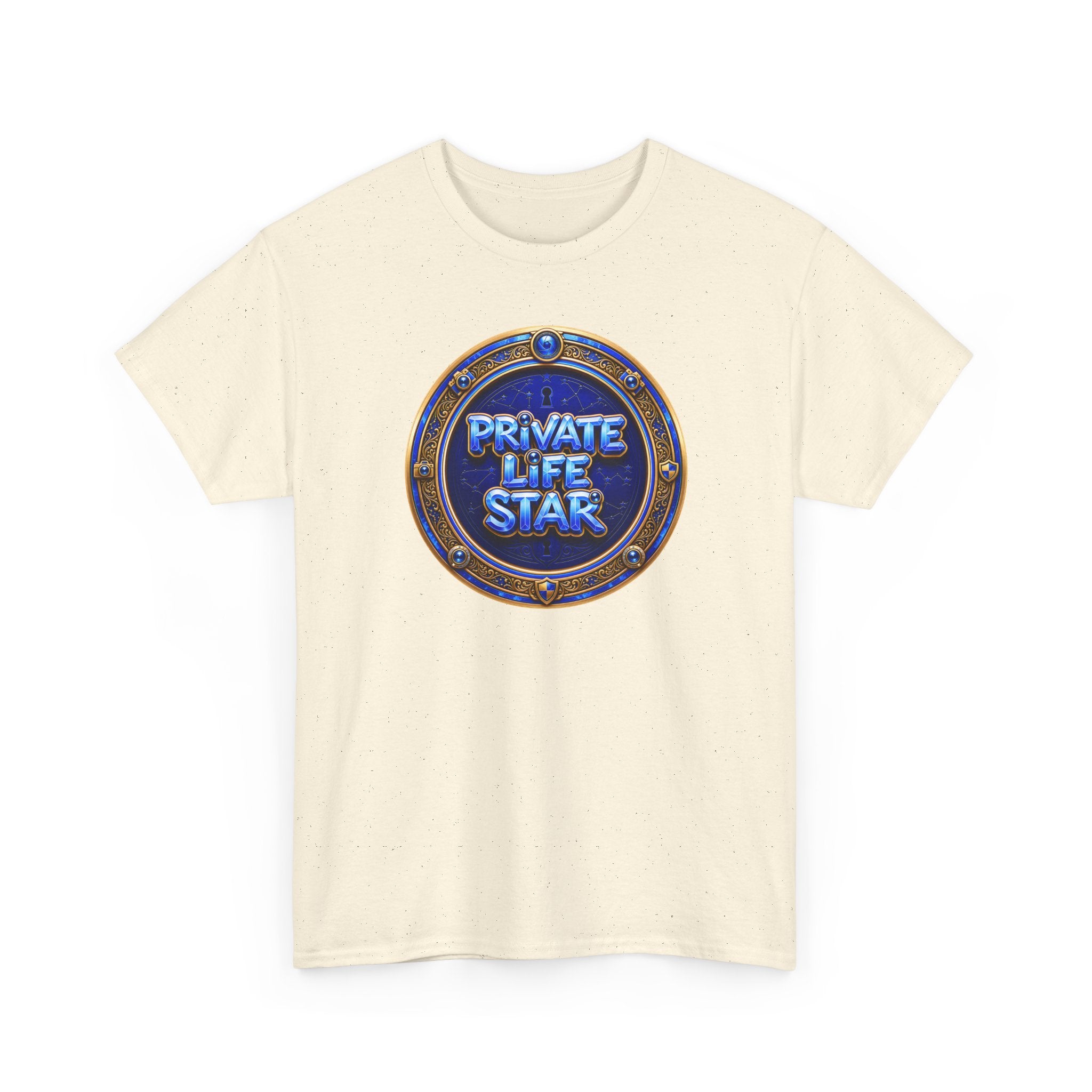 "Private Life Star" T-Shirt — Retro Badge Graphic Tee