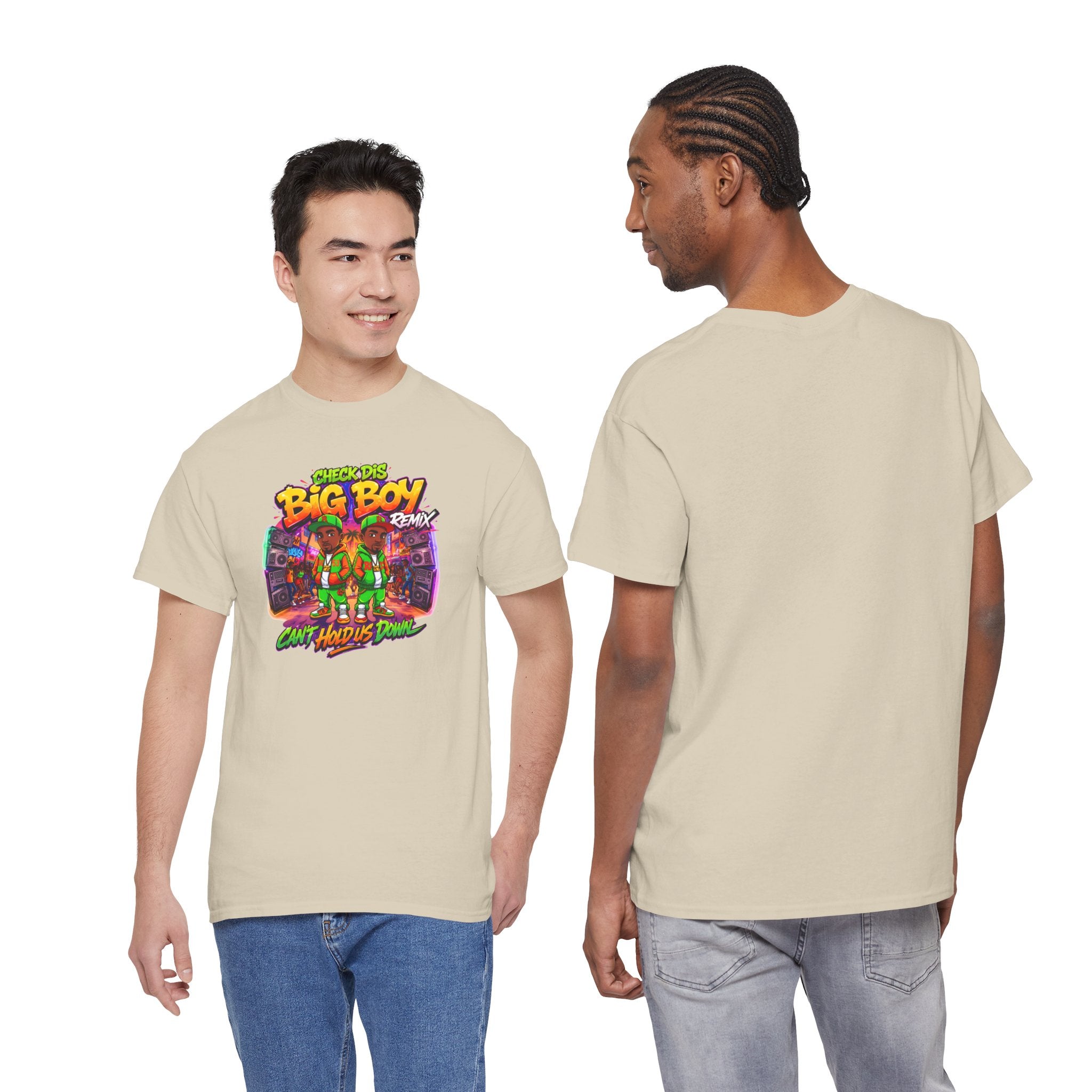 T-Shirt — " Check Dis Big Boy Remix" Retro Arcade Graphic Tee
