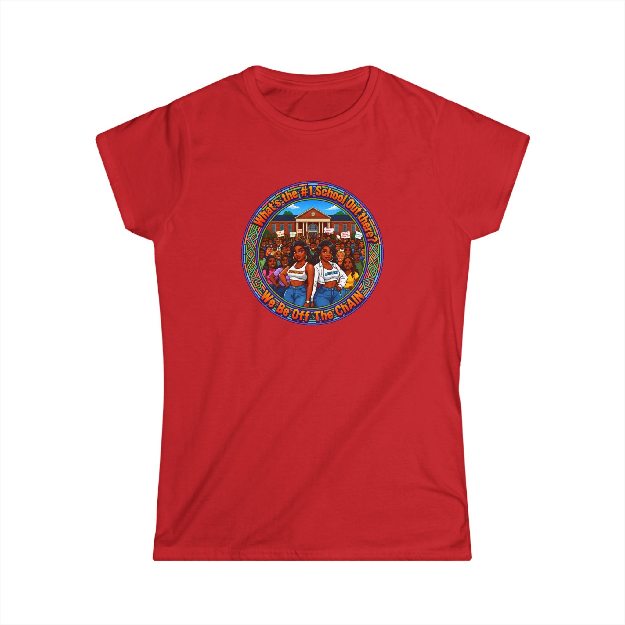 Women's Tee — Retro Graphic "What's The#1SchoolOutThere" Summer Vacation Shirt