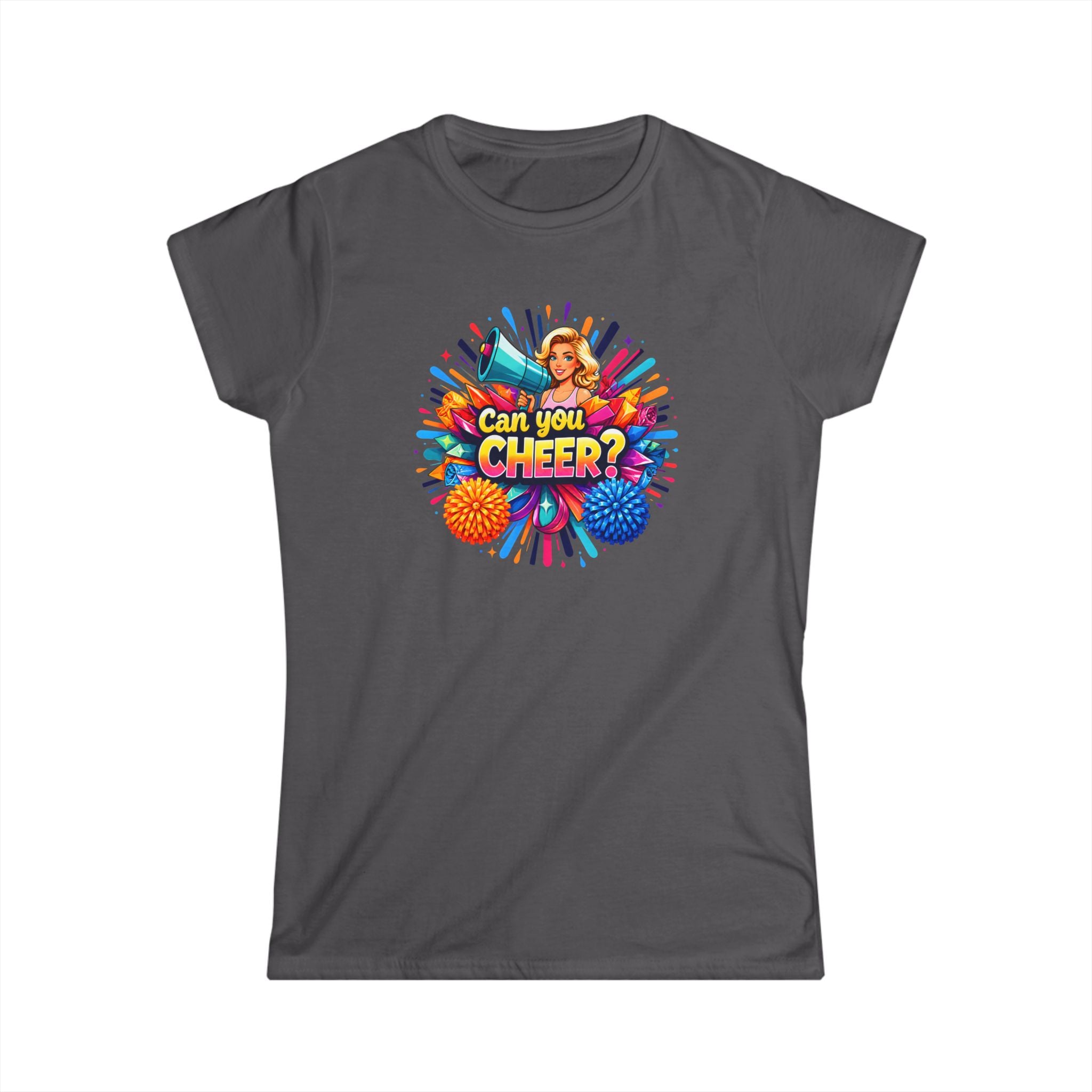 Can You Cheer? Women's Cheerleading Graphic Tee