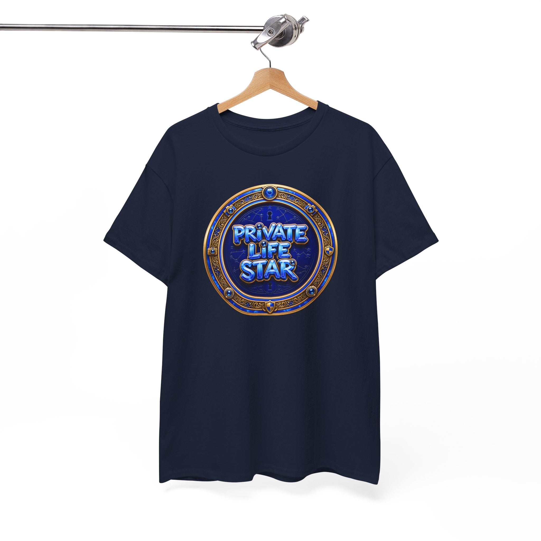 "Private Life Star" T-Shirt — Retro Badge Graphic Tee