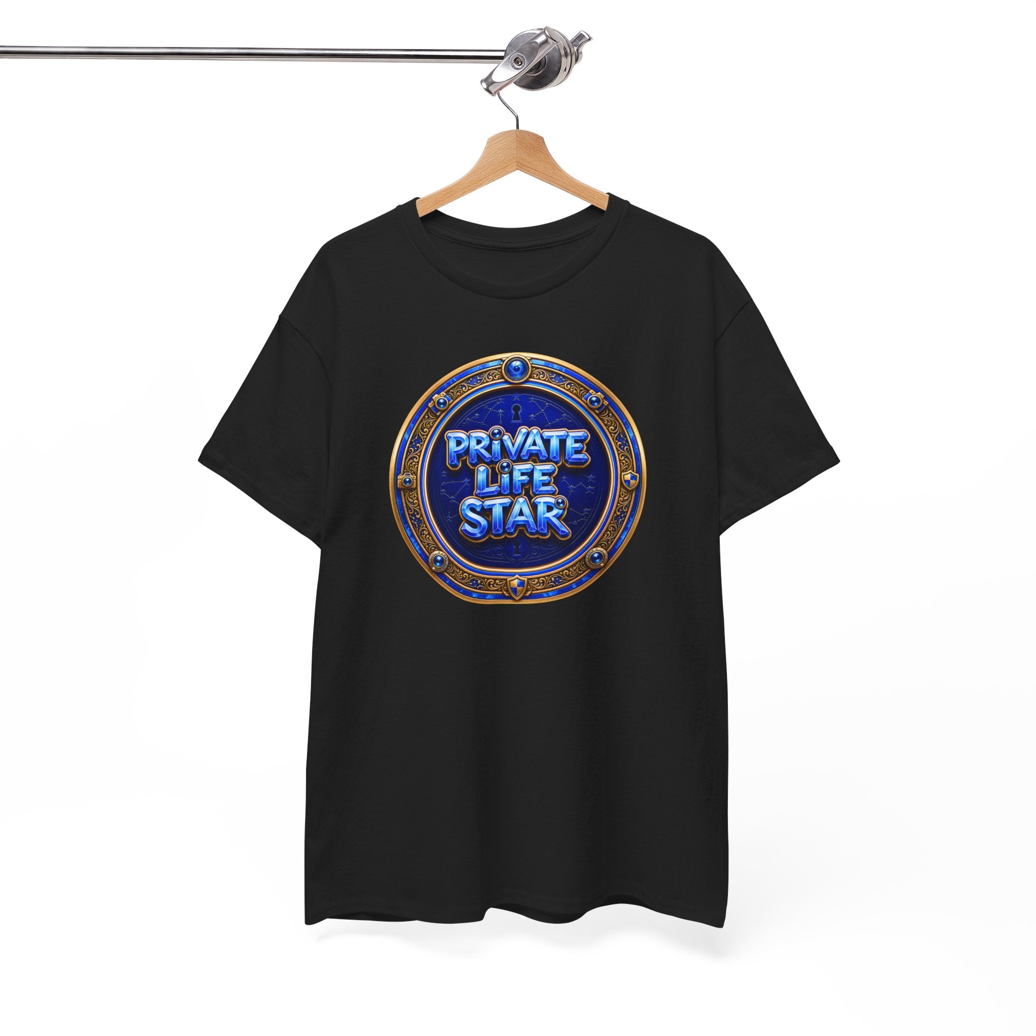 "Private Life Star" T-Shirt — Retro Badge Graphic Tee