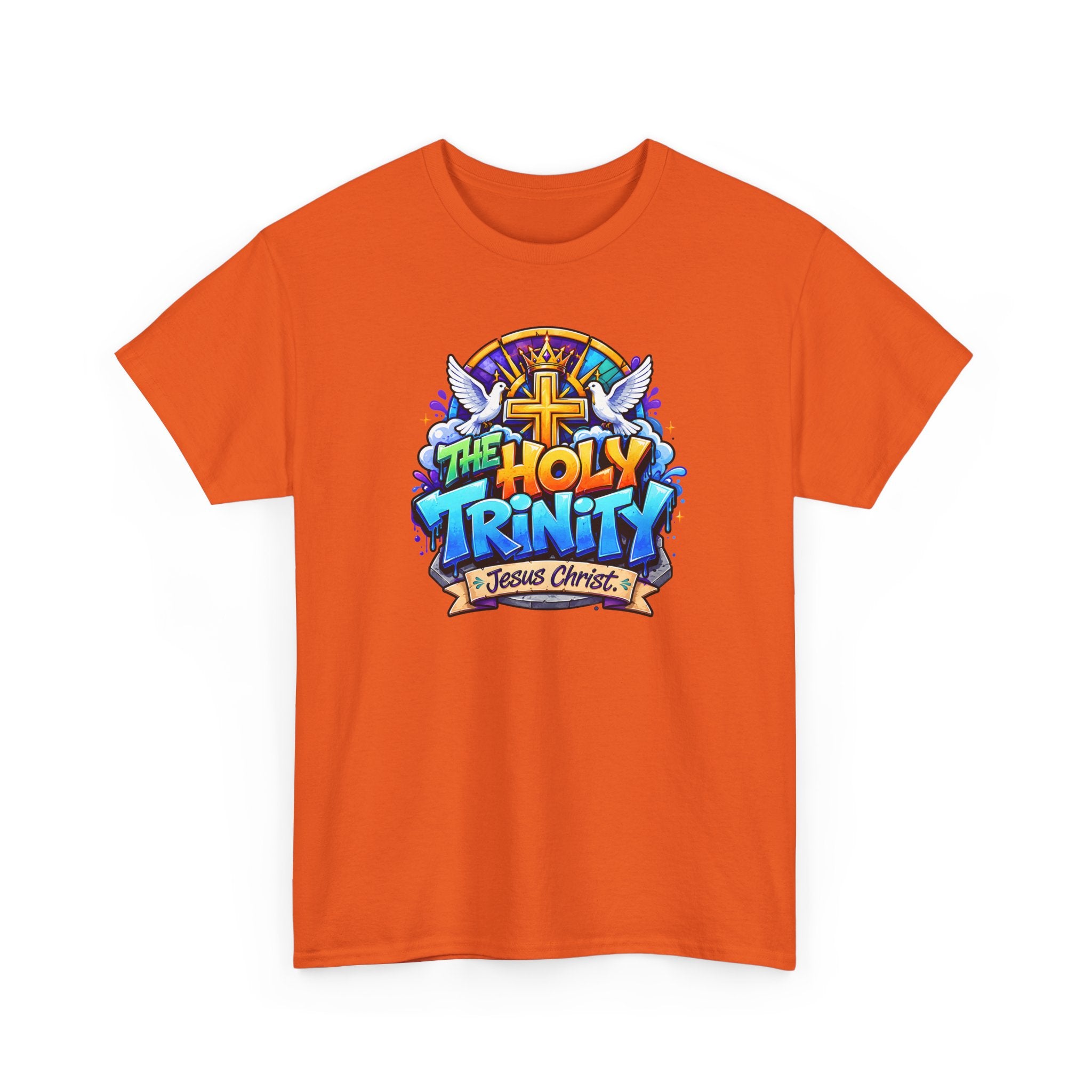 Christian Tee - "The Holy Trinity" Church Youth Graphic T-Shirt