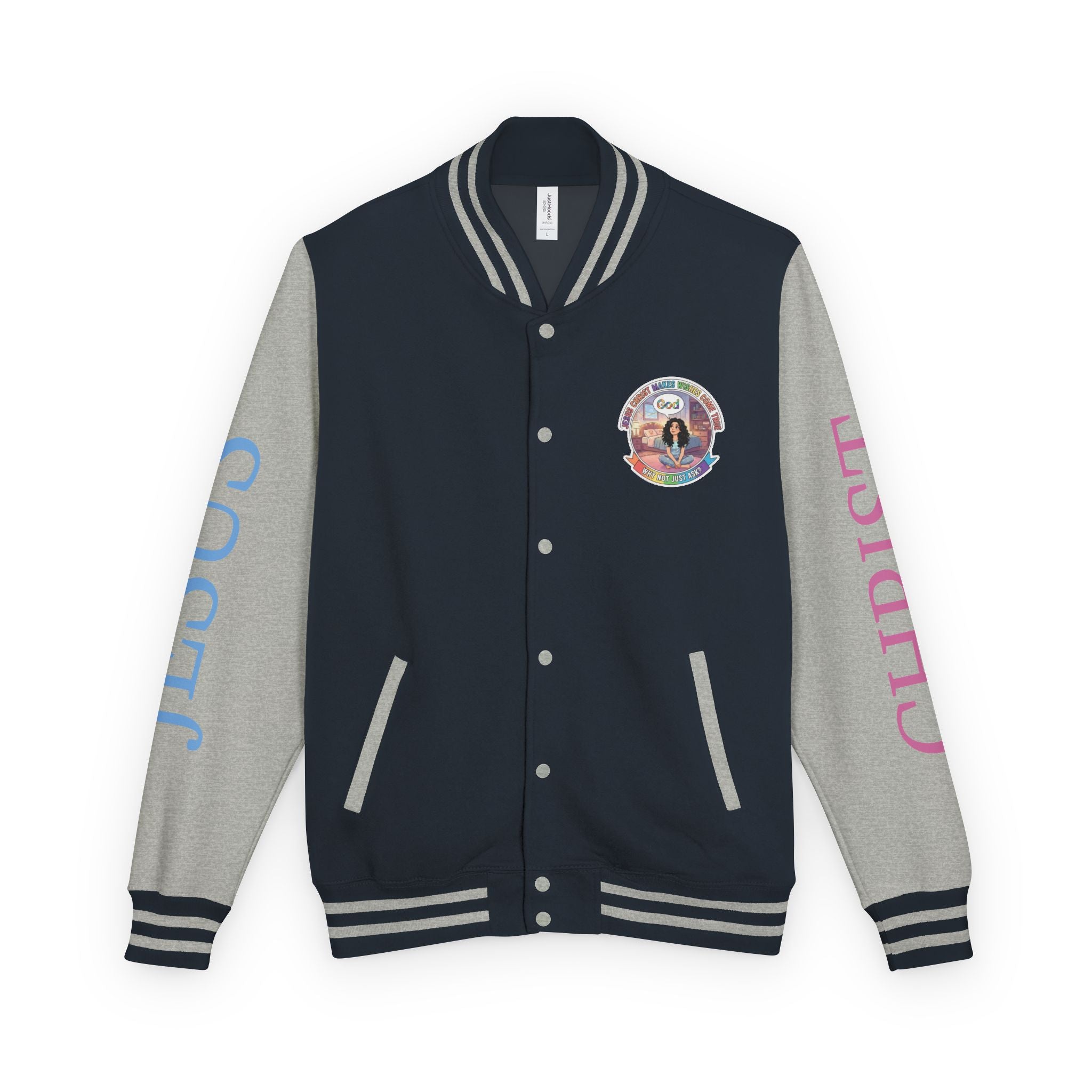 Spiritual Soul Seeker – "Why not just ask"  — Retro Gamer Club Varsity Jacket