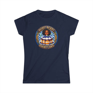 Shortcake Logo Tee — "Honeyberry Shortcake" Retro Badge Women's T-Shirt