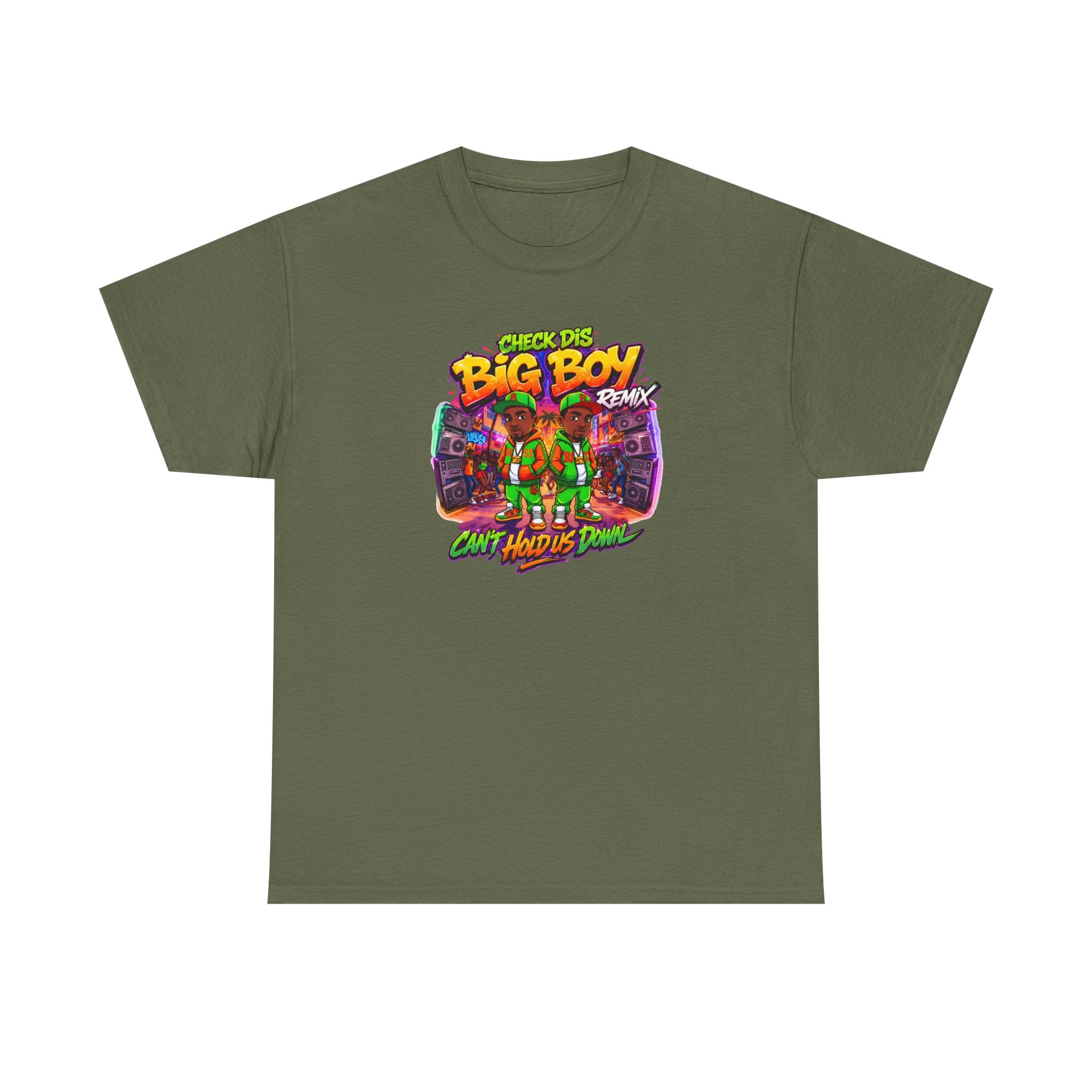 T-Shirt — " Check Dis Big Boy Remix" Retro Arcade Graphic Tee