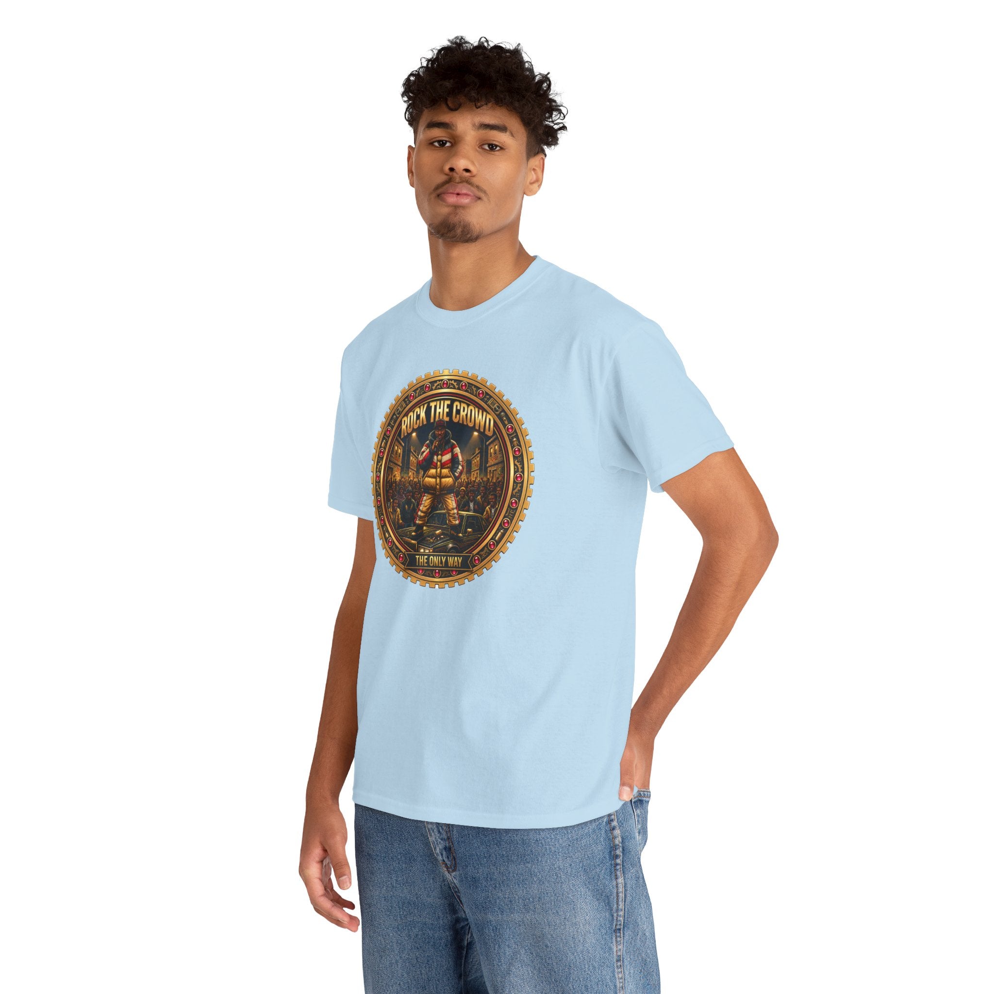 "Rock the Crowd" Tee — Vintage Concert Graphic Shirt