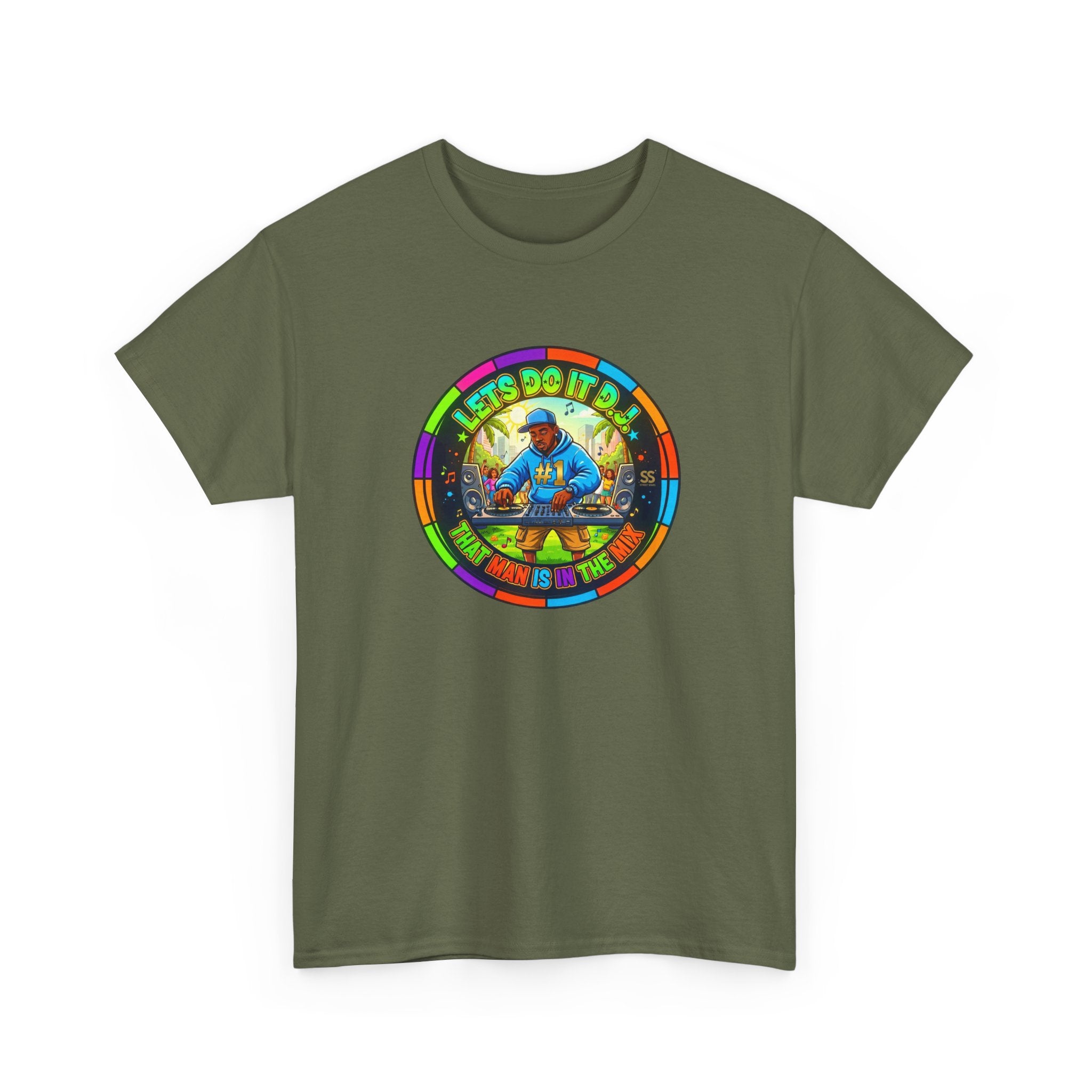 T-Shirt — "Let's Do It Dj!" Retro Camper Road Trip Graphic Tee