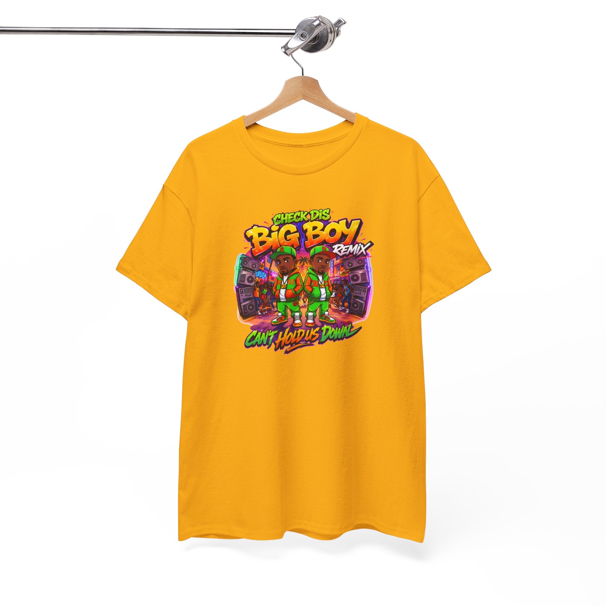 T-Shirt — " Check Dis Big Boy Remix" Retro Arcade Graphic Tee