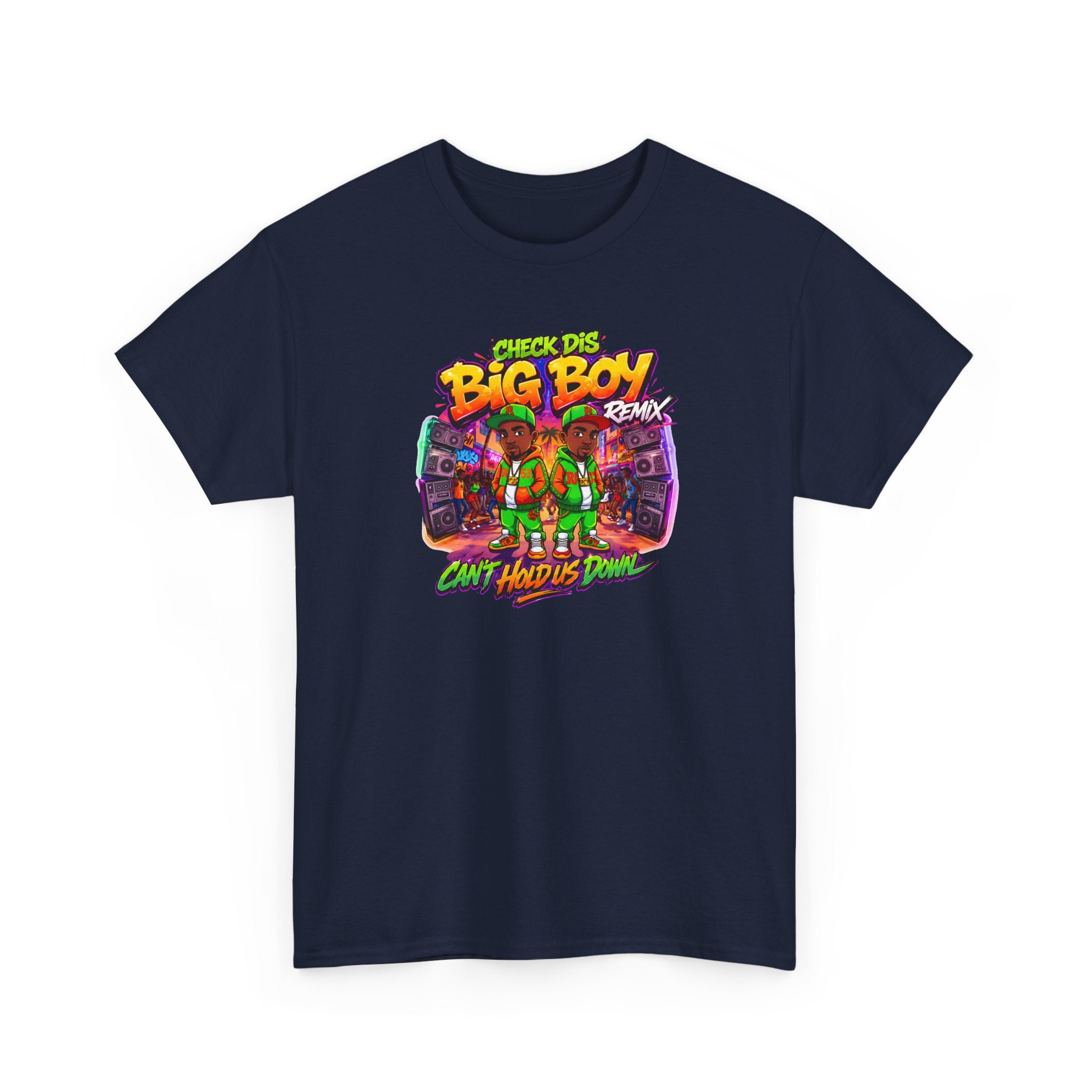 T-Shirt — " Check Dis Big Boy Remix" Retro Arcade Graphic Tee
