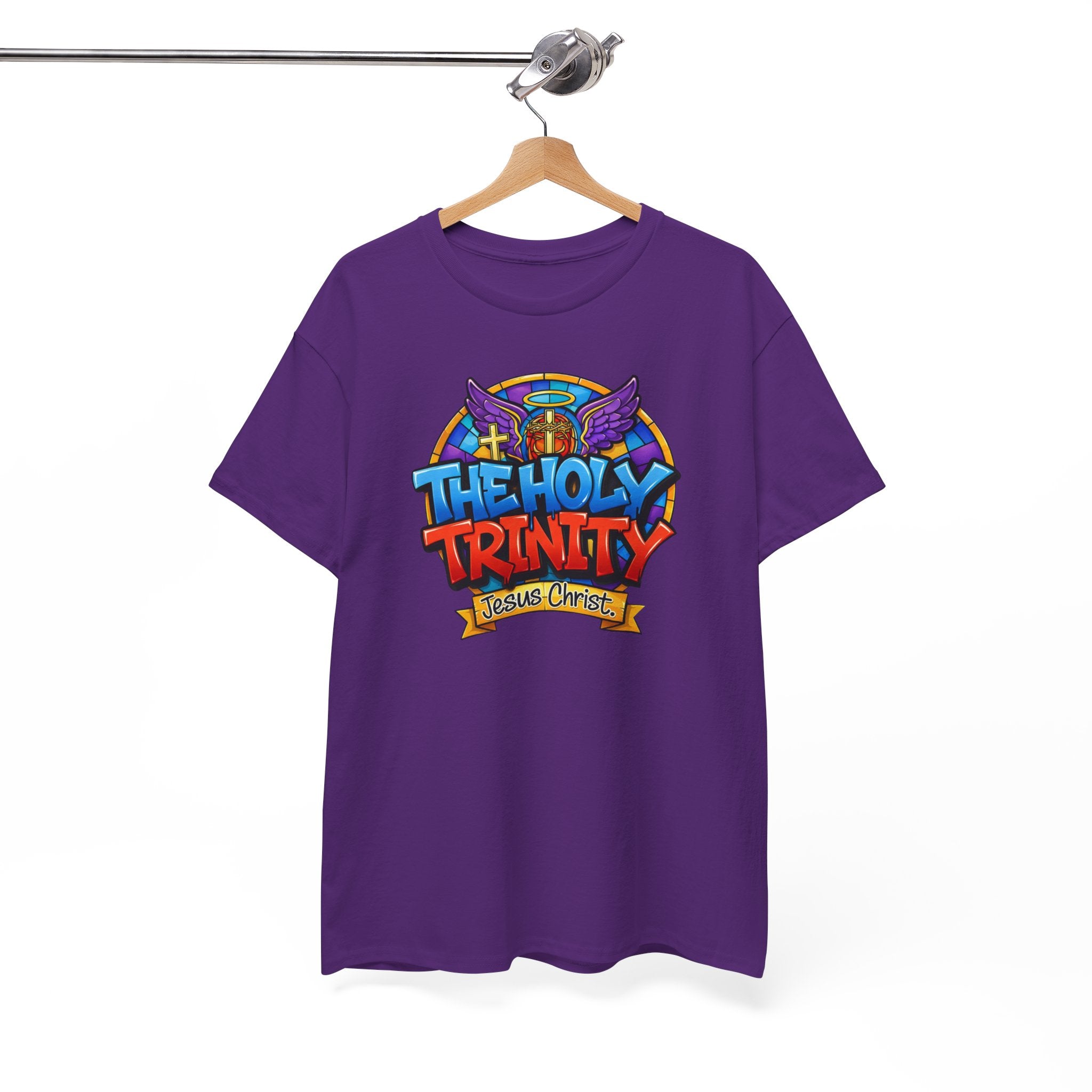 Christian T-Shirt — "The Holy Trinity: Jesus Christ" Colorful Faith Tee