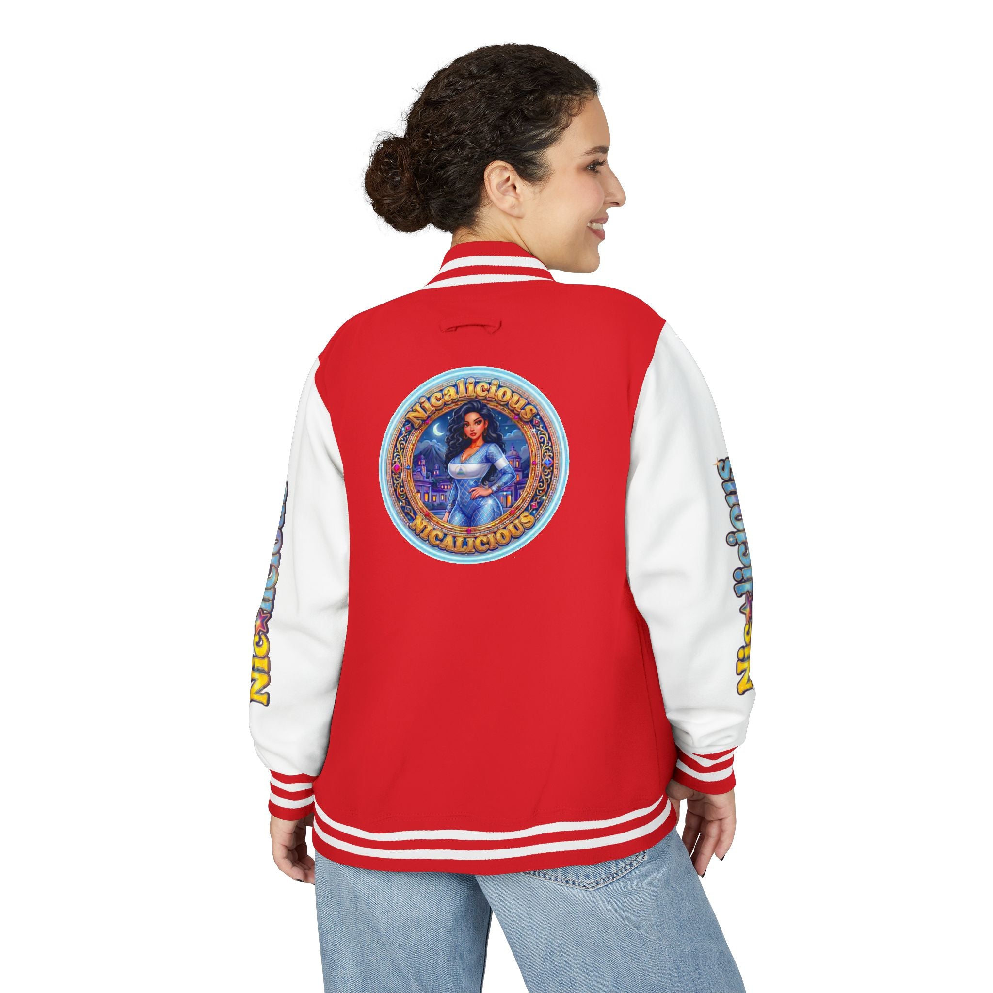 Letterman Jacket — 'Nicalicious' Retro Varsity Jacket