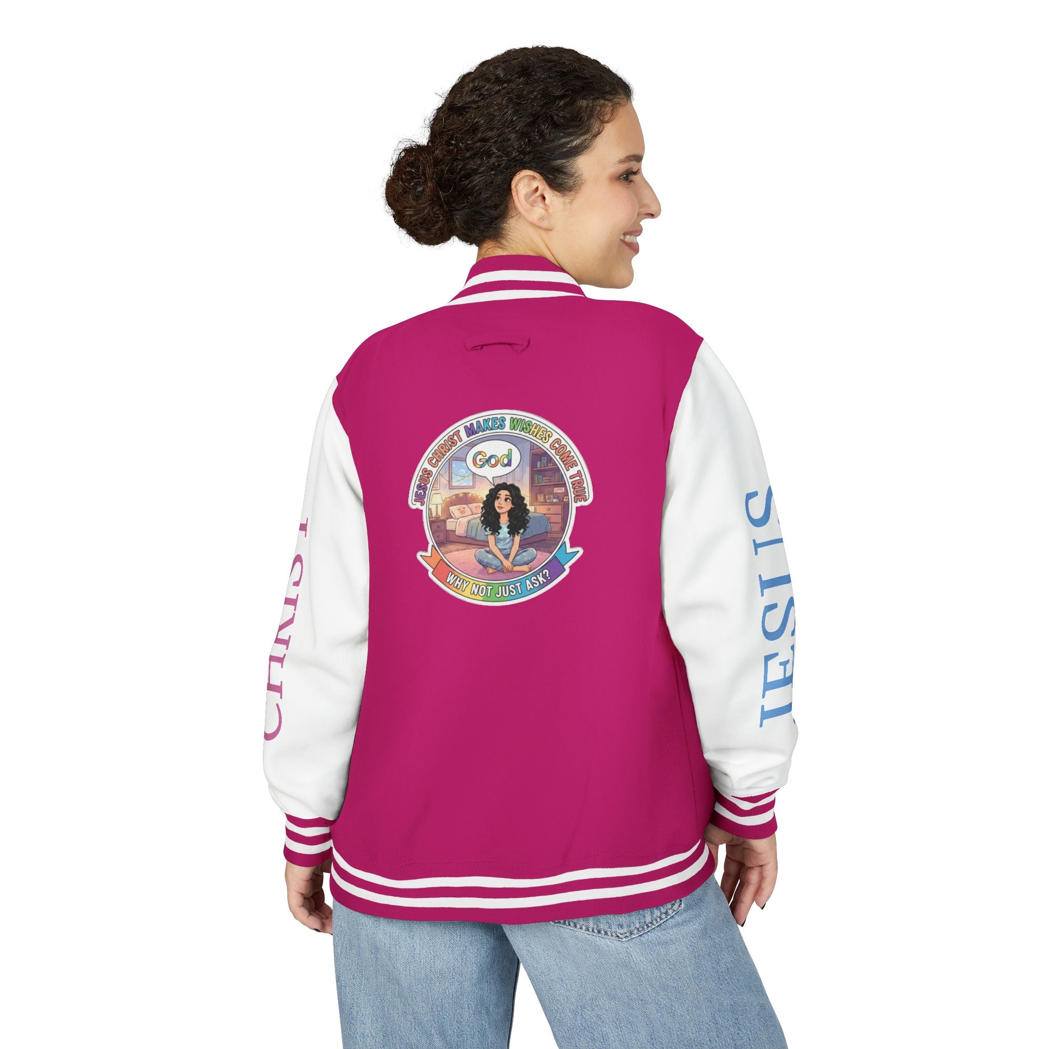 Spiritual Soul Seeker – "Why not just ask"  — Retro Gamer Club Varsity Jacket