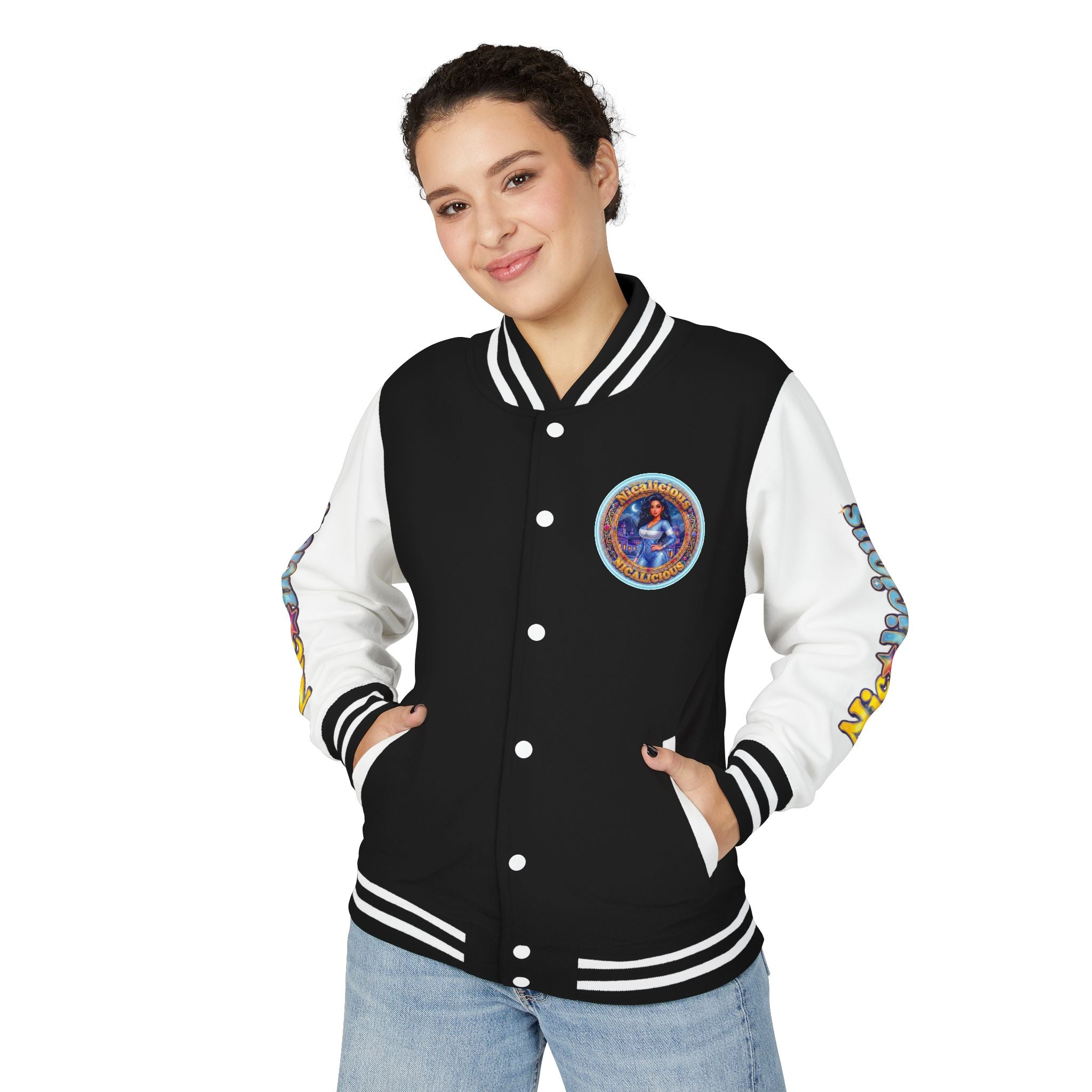 Letterman Jacket — 'Nicalicious' Retro Varsity Jacket