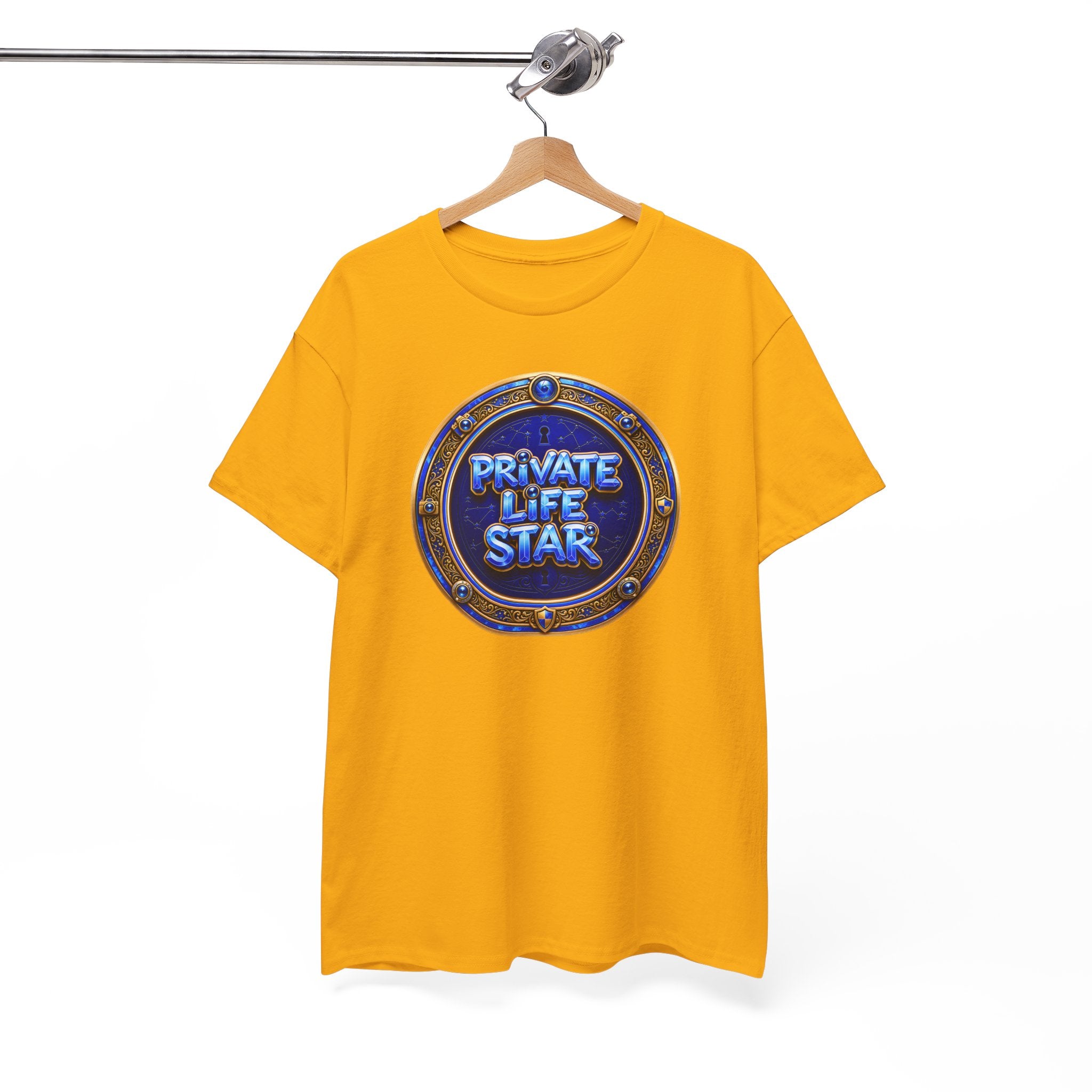 "Private Life Star" T-Shirt — Retro Badge Graphic Tee