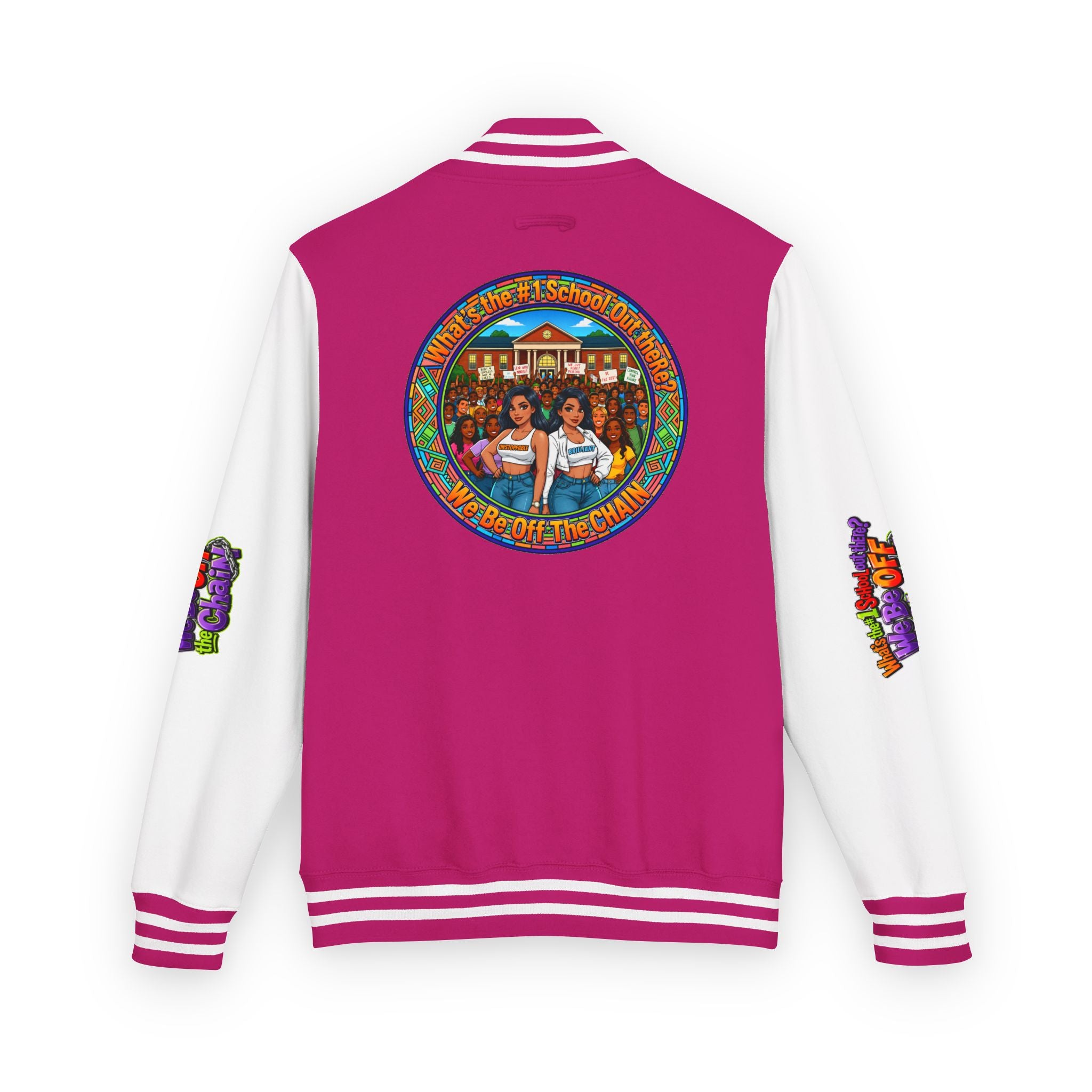 Letterman Jacket — Retro High School Crew Design (We’ll Be Off the Chain)