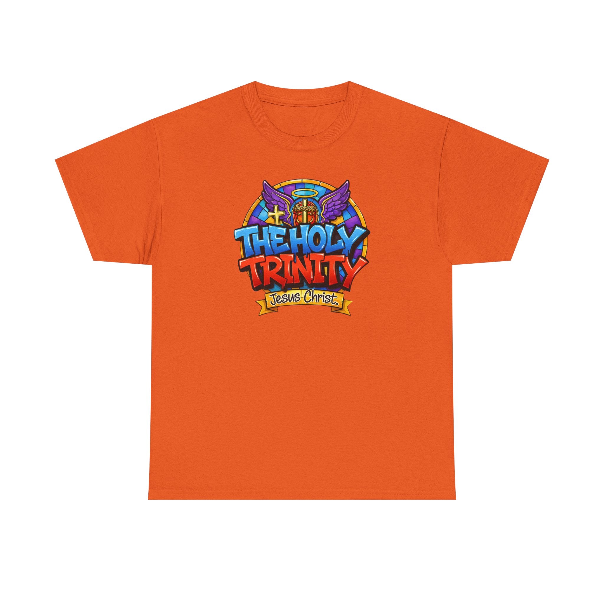Christian T-Shirt — "The Holy Trinity: Jesus Christ" Colorful Faith Tee