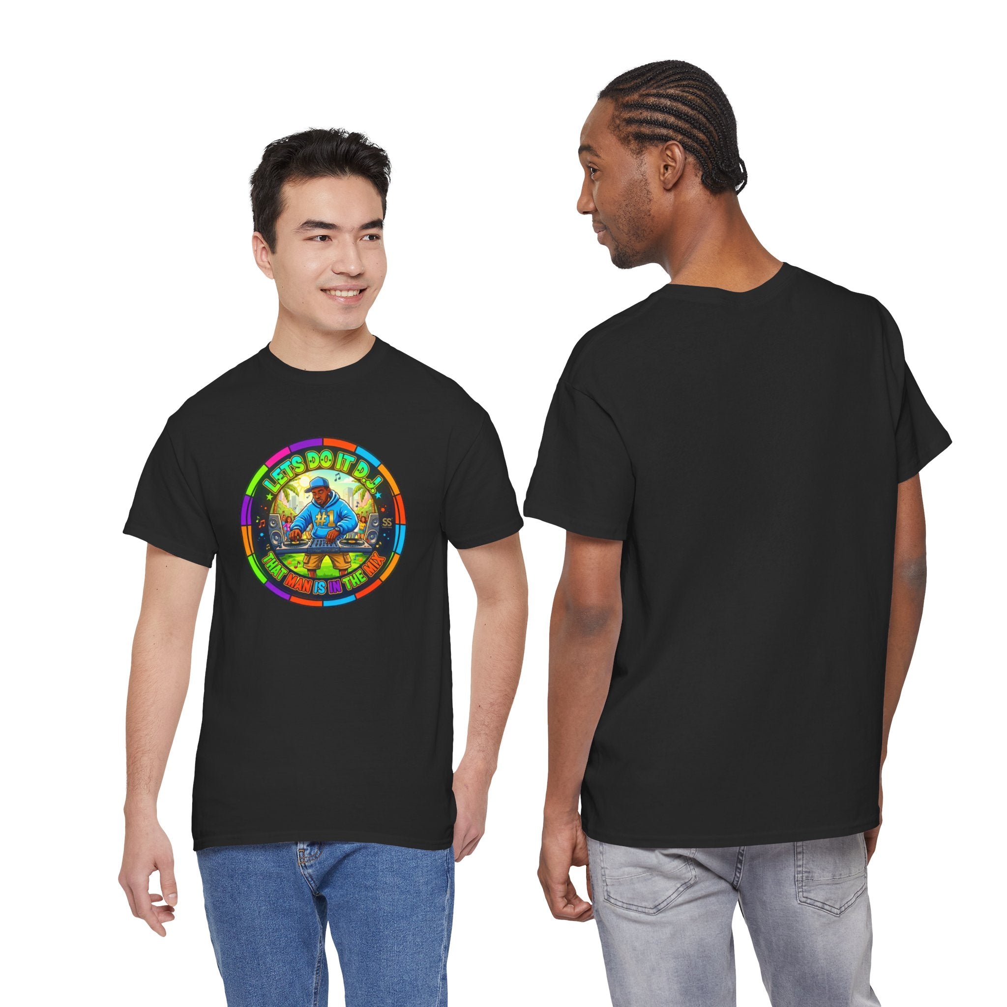 T-Shirt — "Let's Do It Dj!" Retro Camper Road Trip Graphic Tee