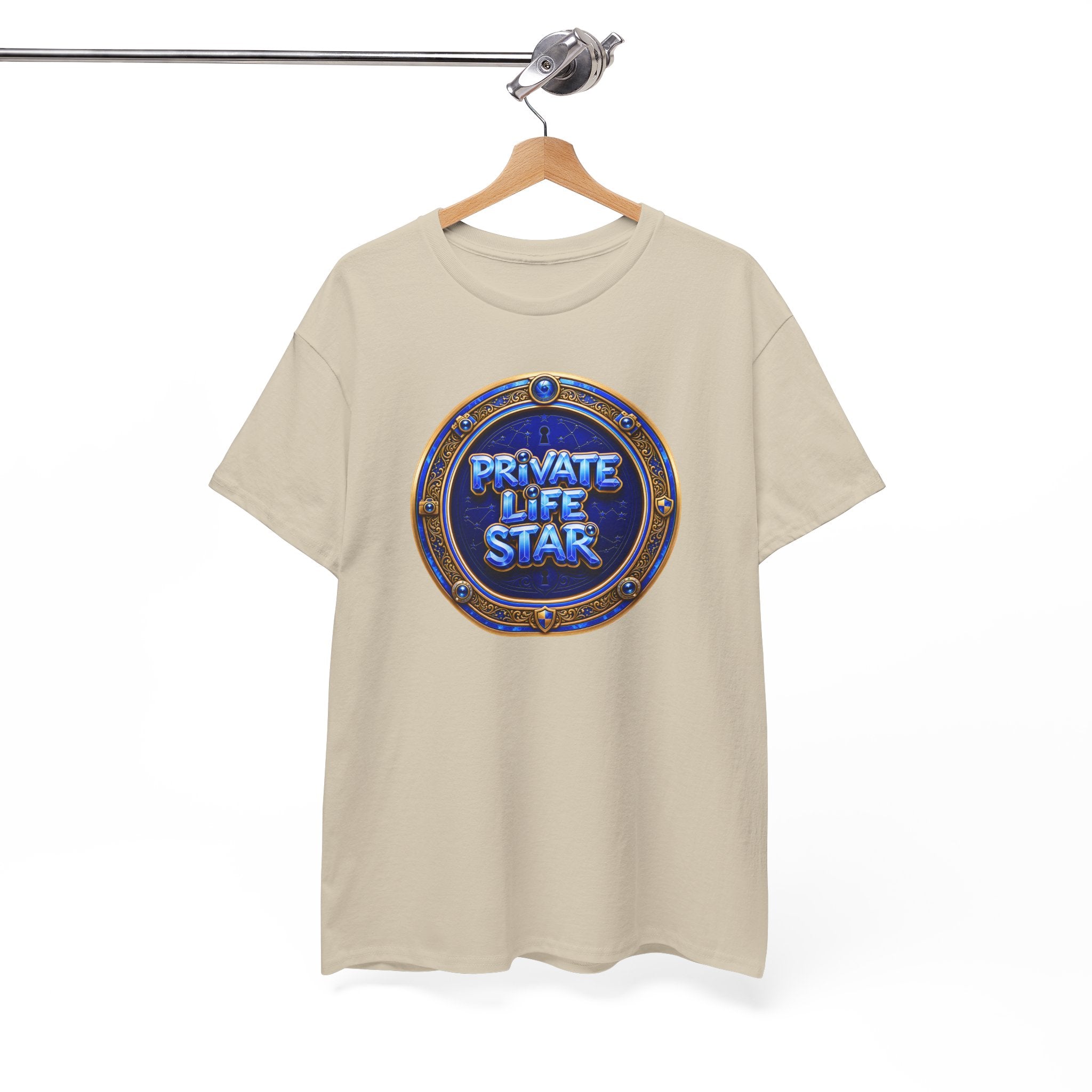 "Private Life Star" T-Shirt — Retro Badge Graphic Tee