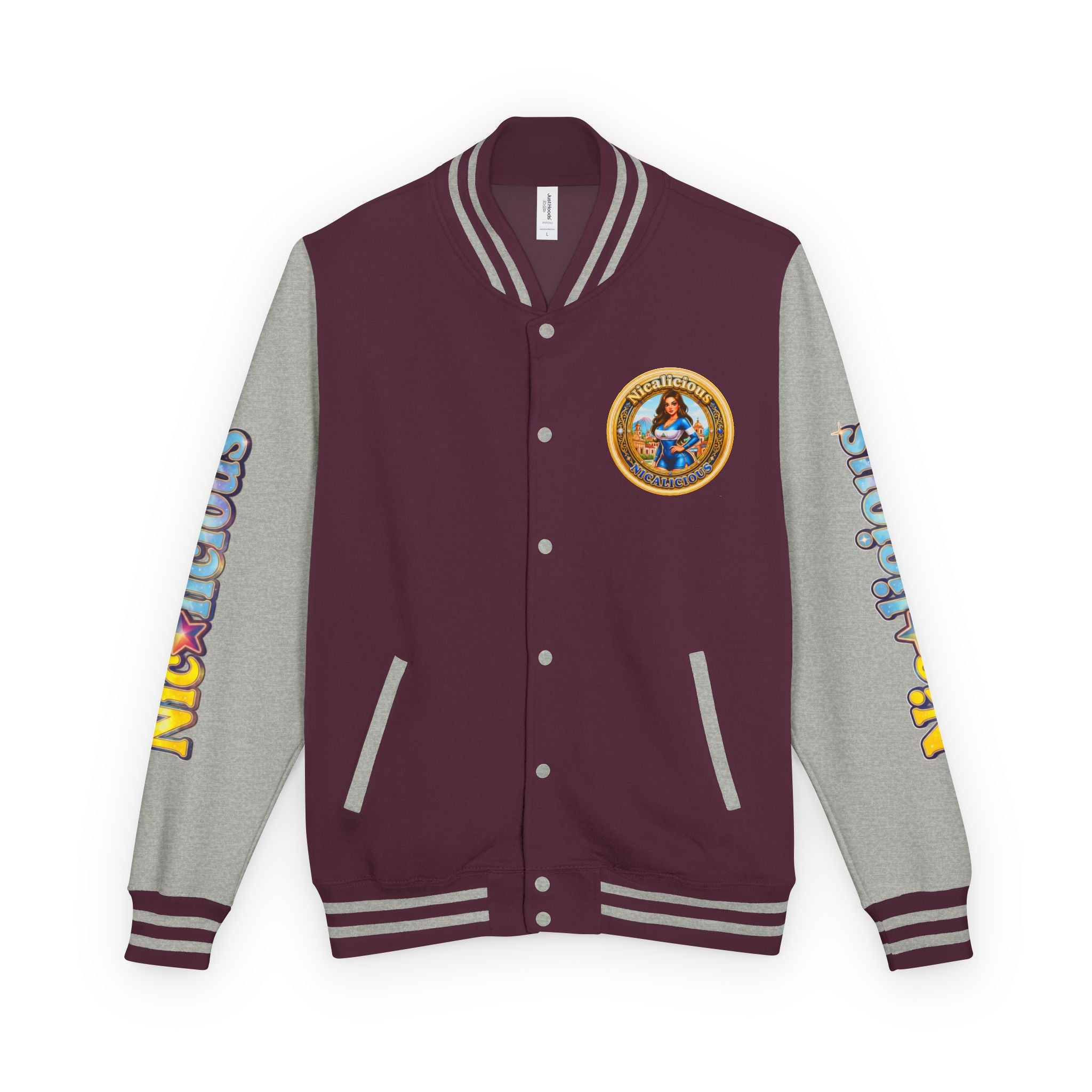 Letterman Jacket — 'Nicalicious' Retro Varsity Bomber