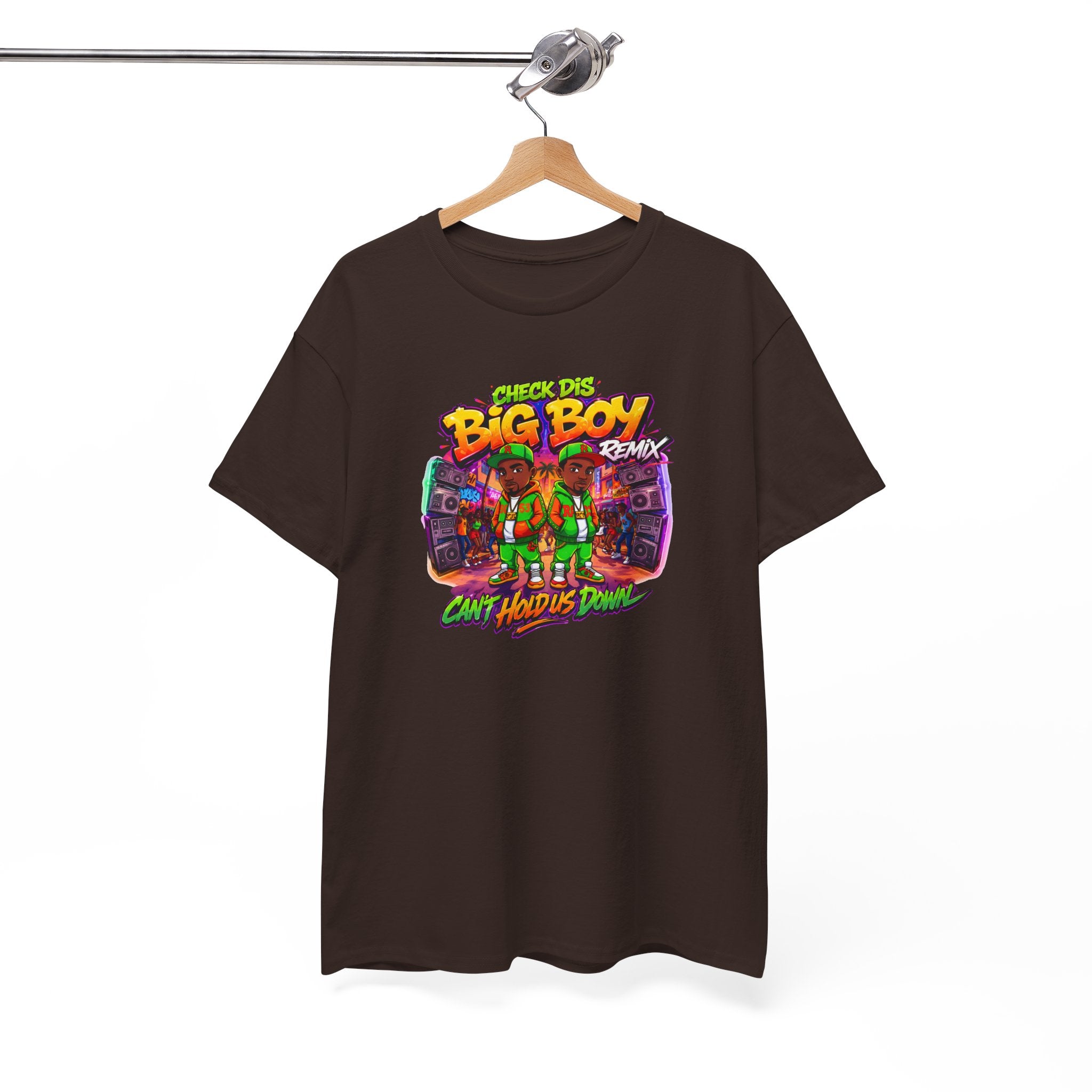 T-Shirt — " Check Dis Big Boy Remix" Retro Arcade Graphic Tee