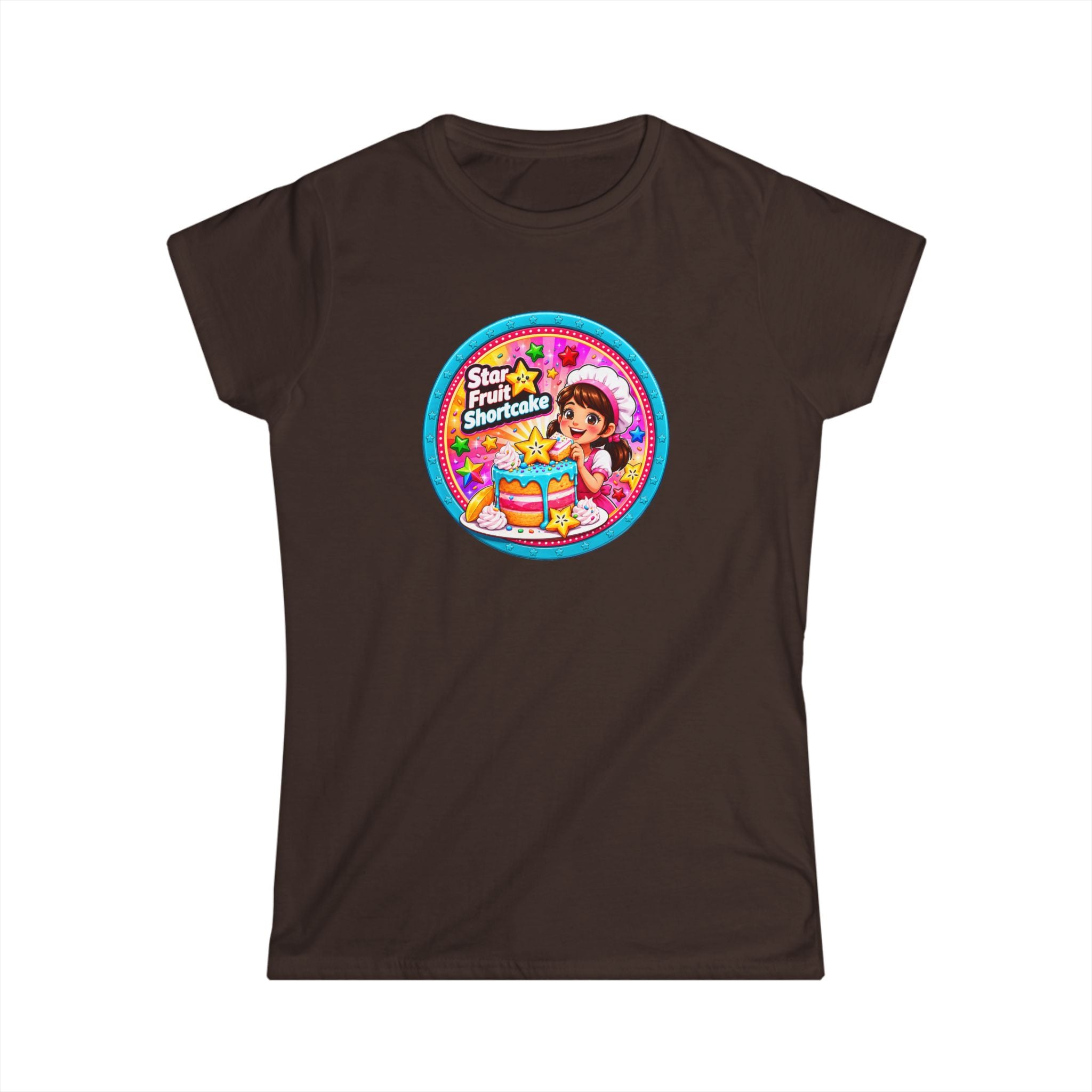 "Fruit Shortcake" Graphic Tee —  Retro Circle Design