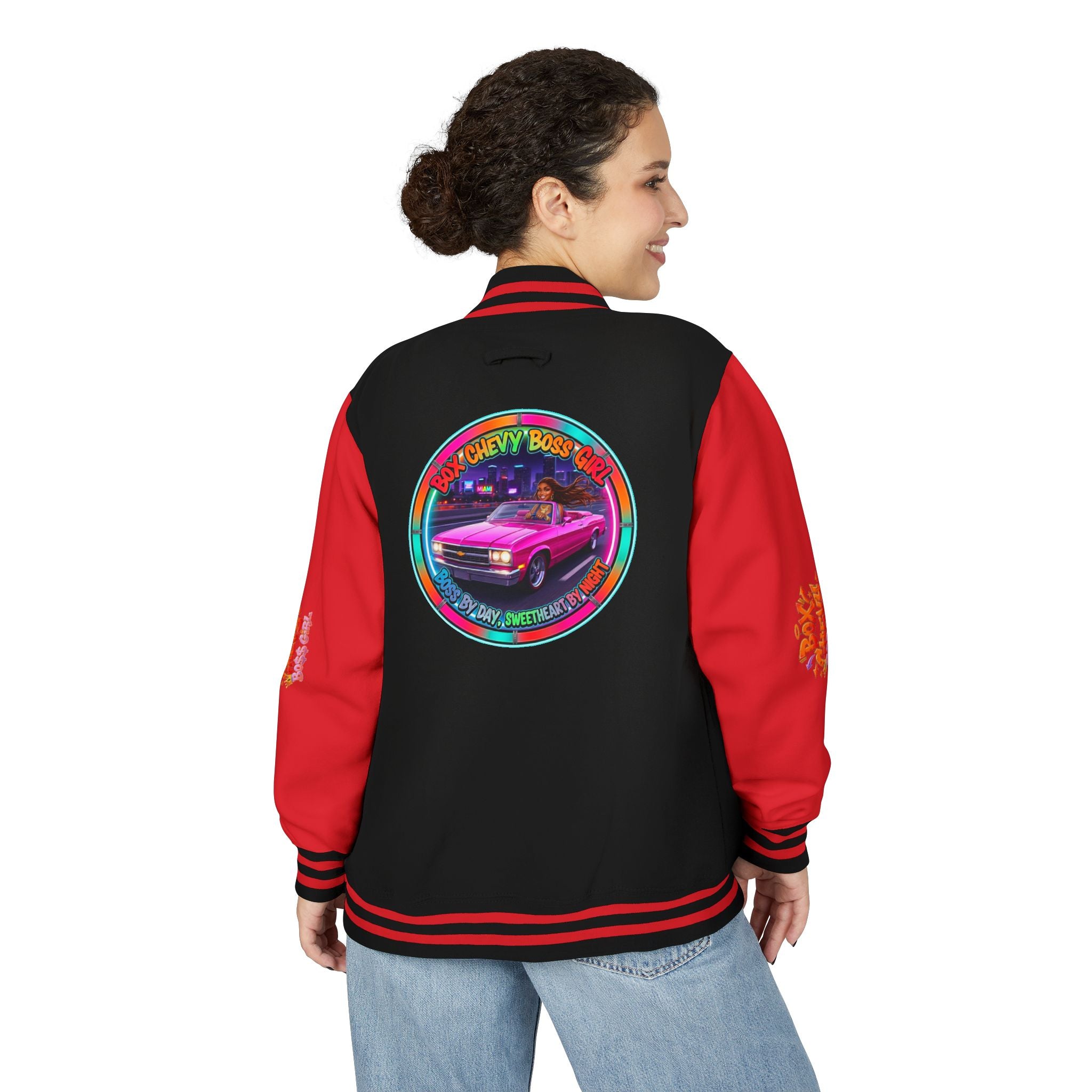 Letterman Jacket "Box Chevy Boss Girl"
