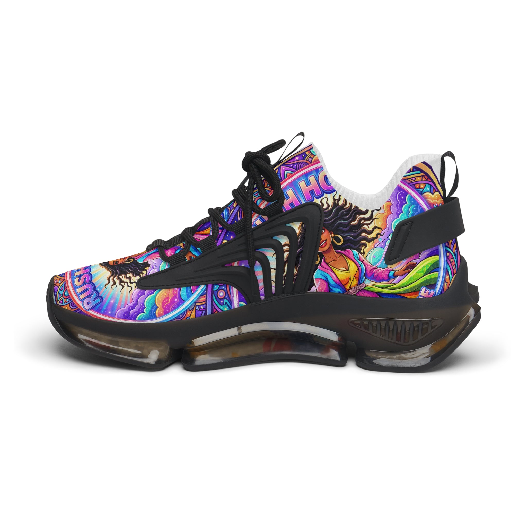 Women's Mesh Sneakers — Colorful Boho Goddess Athletic Shoes