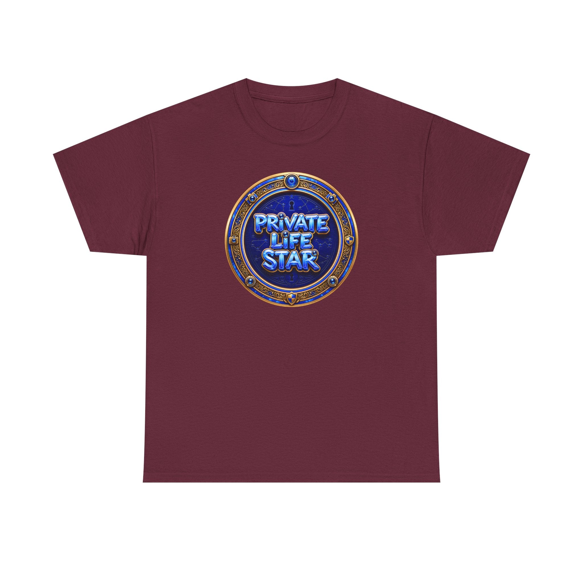 "Private Life Star" T-Shirt — Retro Badge Graphic Tee
