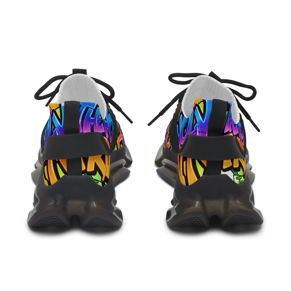 MEN'S Mesh Sneakers —" Holy Trinity " Colorful Graffiti Athletic Shoes