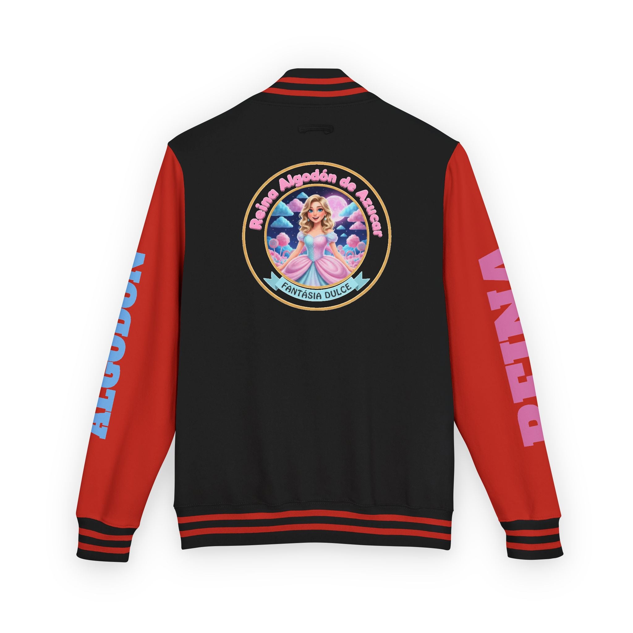Letterman Jacket — Reina Algodón de Azucar-  Circle Logo