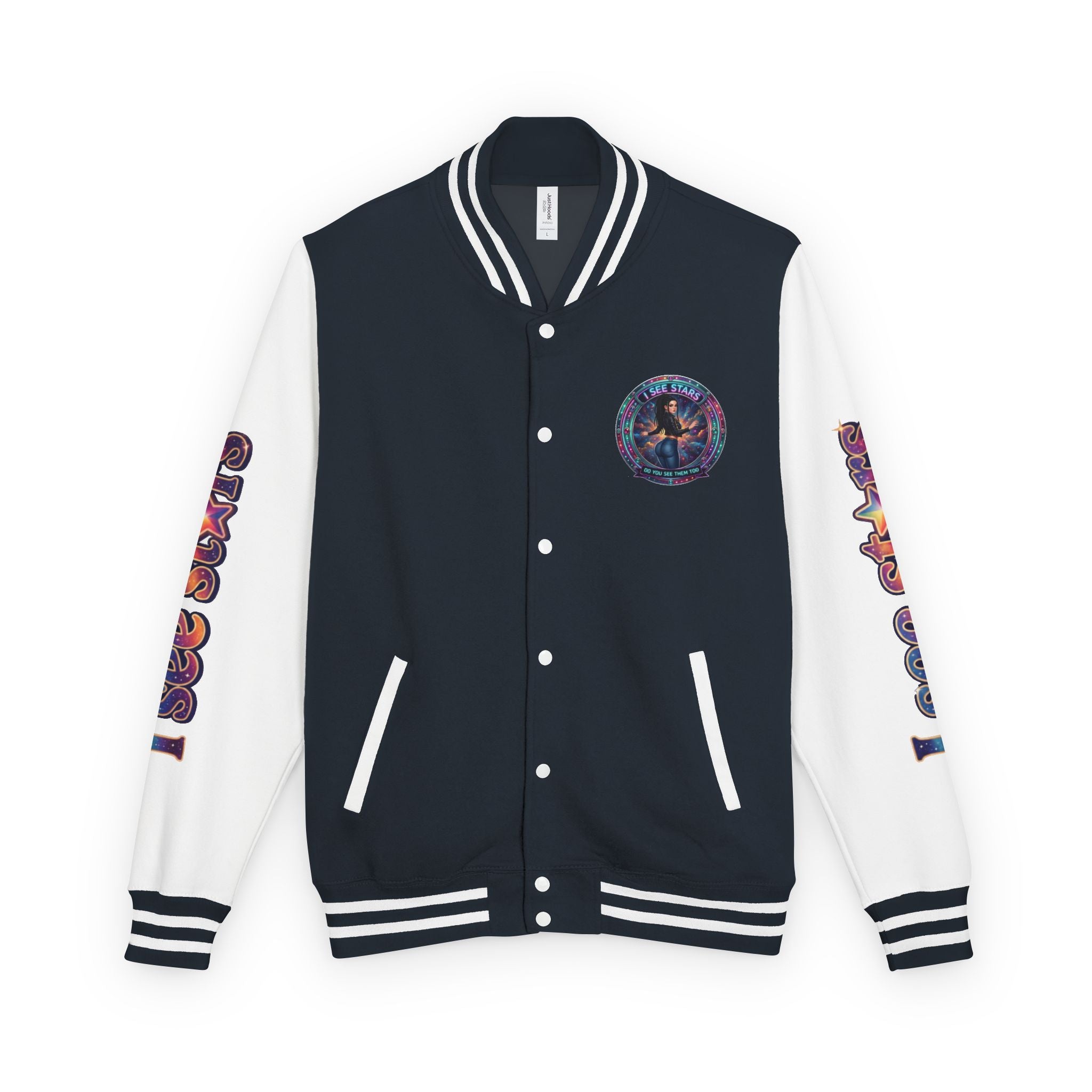 Heavyweight Letterman Jacket "I See Stars"