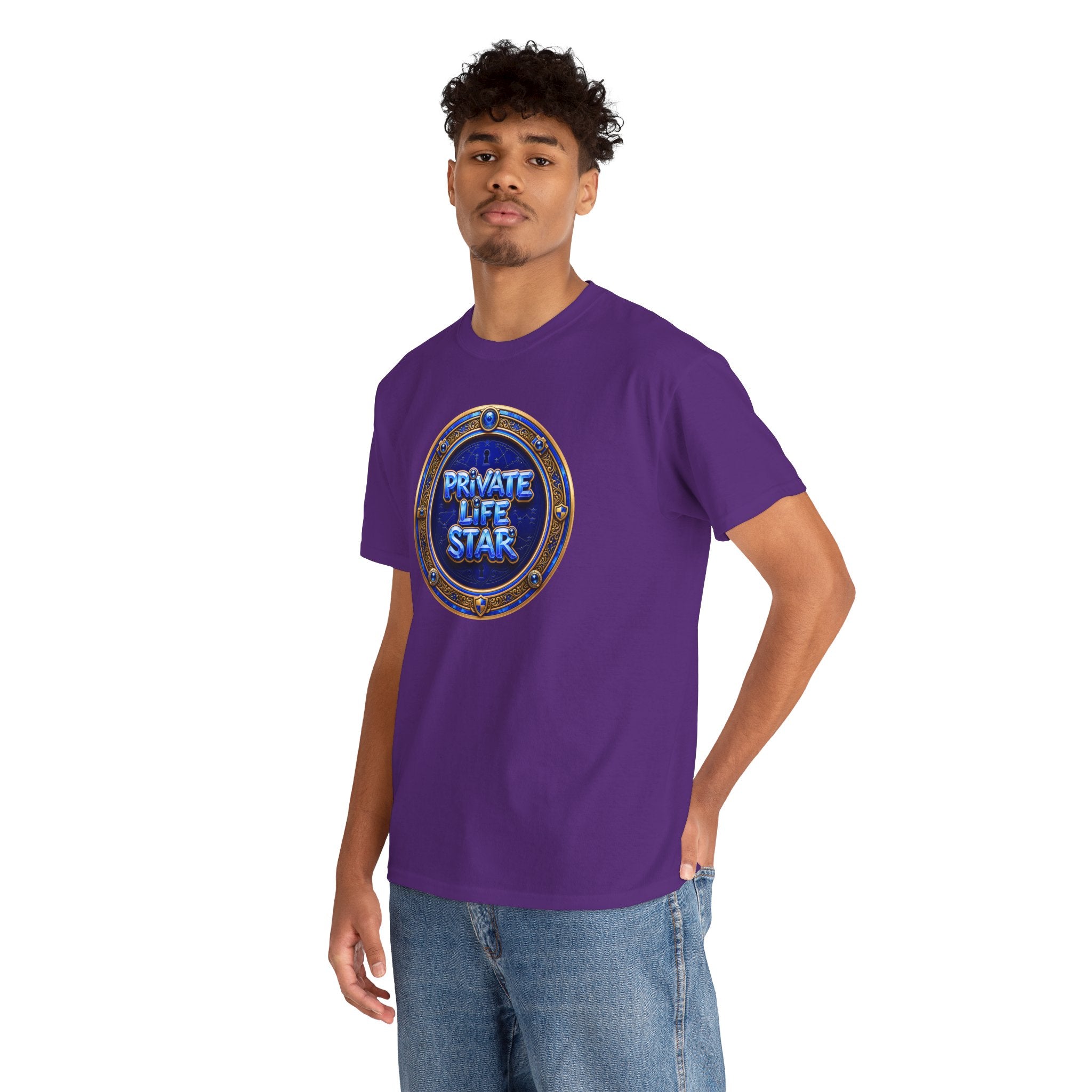 "Private Life Star" T-Shirt — Retro Badge Graphic Tee