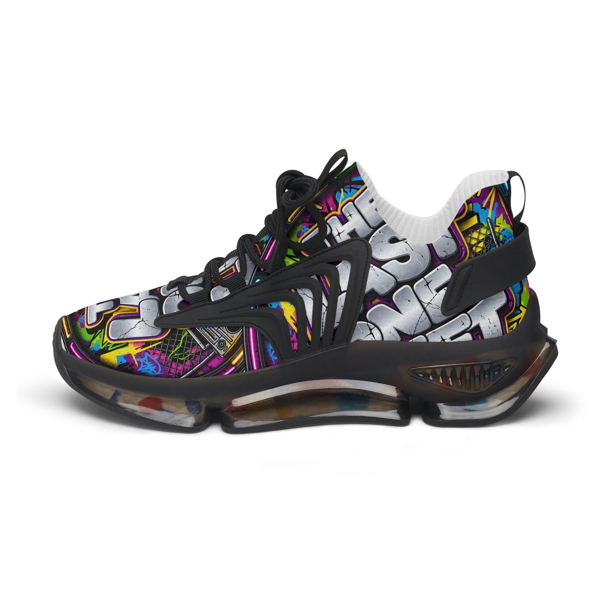 Graphic Mesh Sneakers — "The Last One" Bold Streetwear Trainers