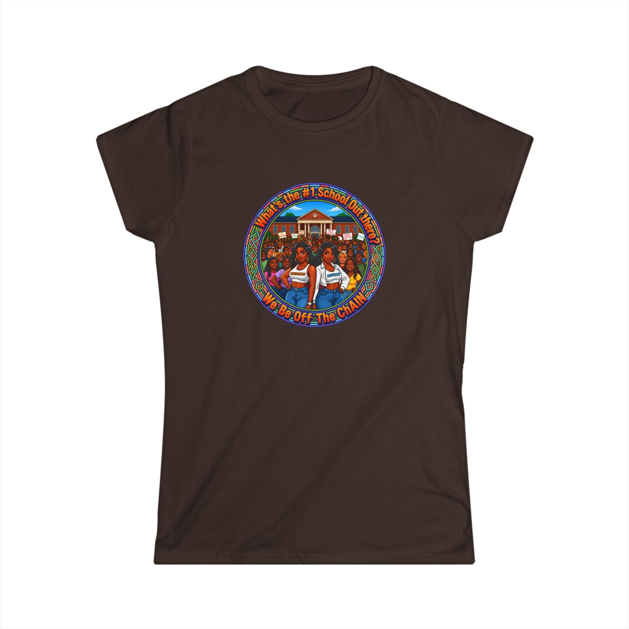 Women's Tee — Retro Graphic "What's The#1SchoolOutThere" Summer Vacation Shirt