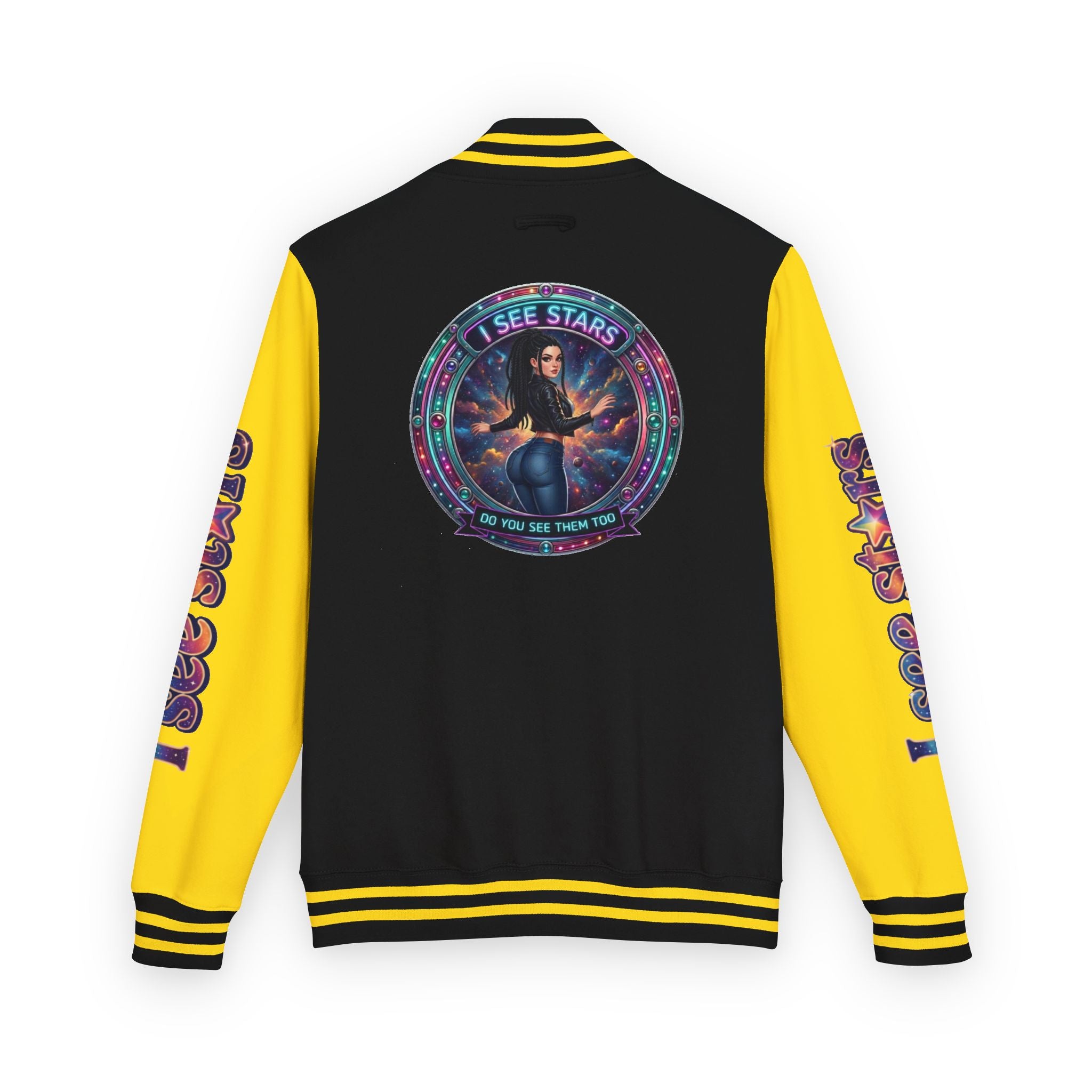 Heavyweight Letterman Jacket "I See Stars"