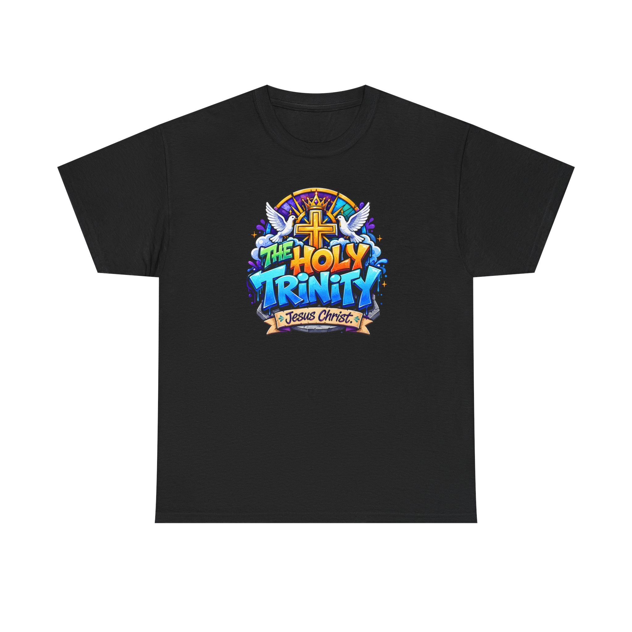 Christian Tee - "The Holy Trinity" Church Youth Graphic T-Shirt