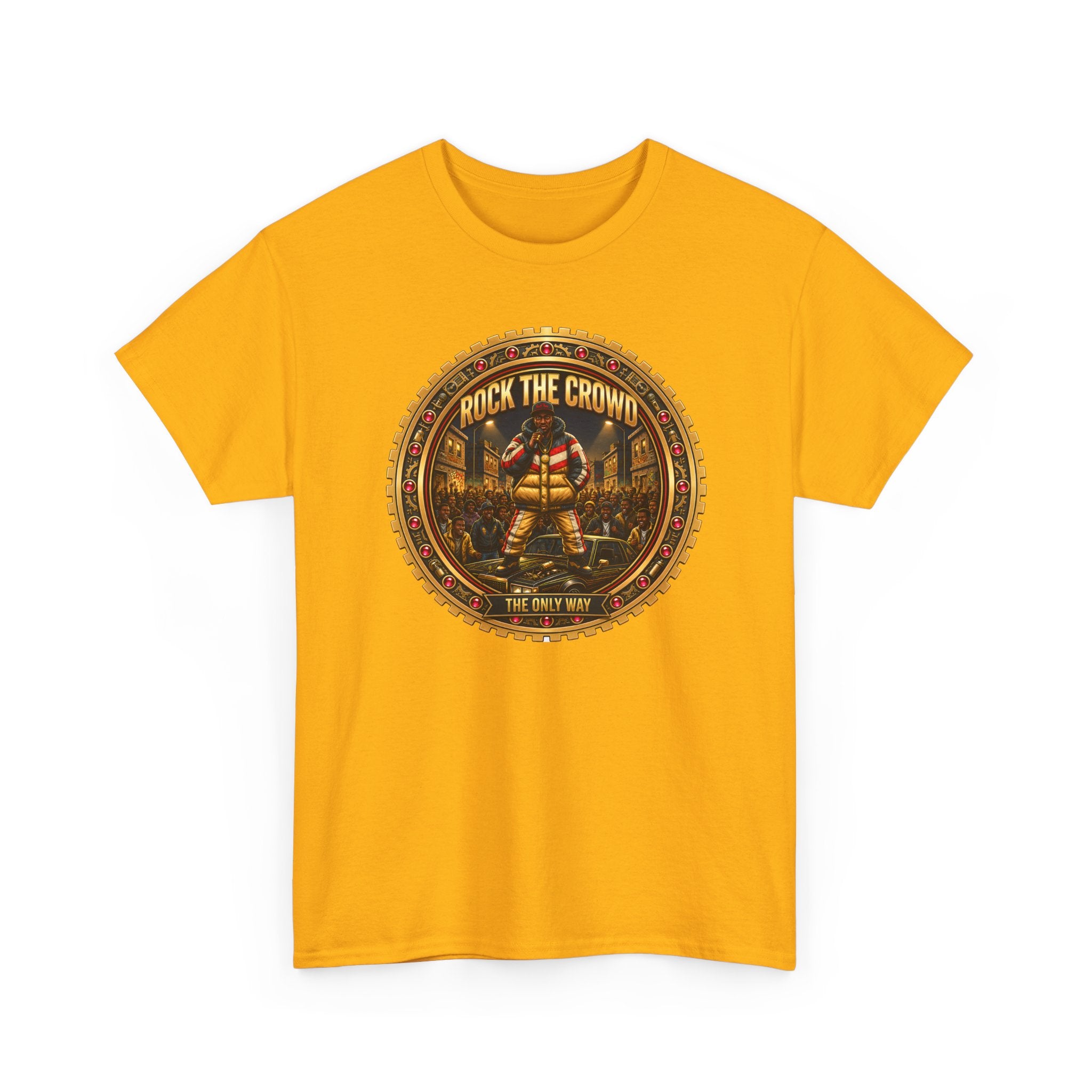 "Rock the Crowd" Tee — Vintage Concert Graphic Shirt