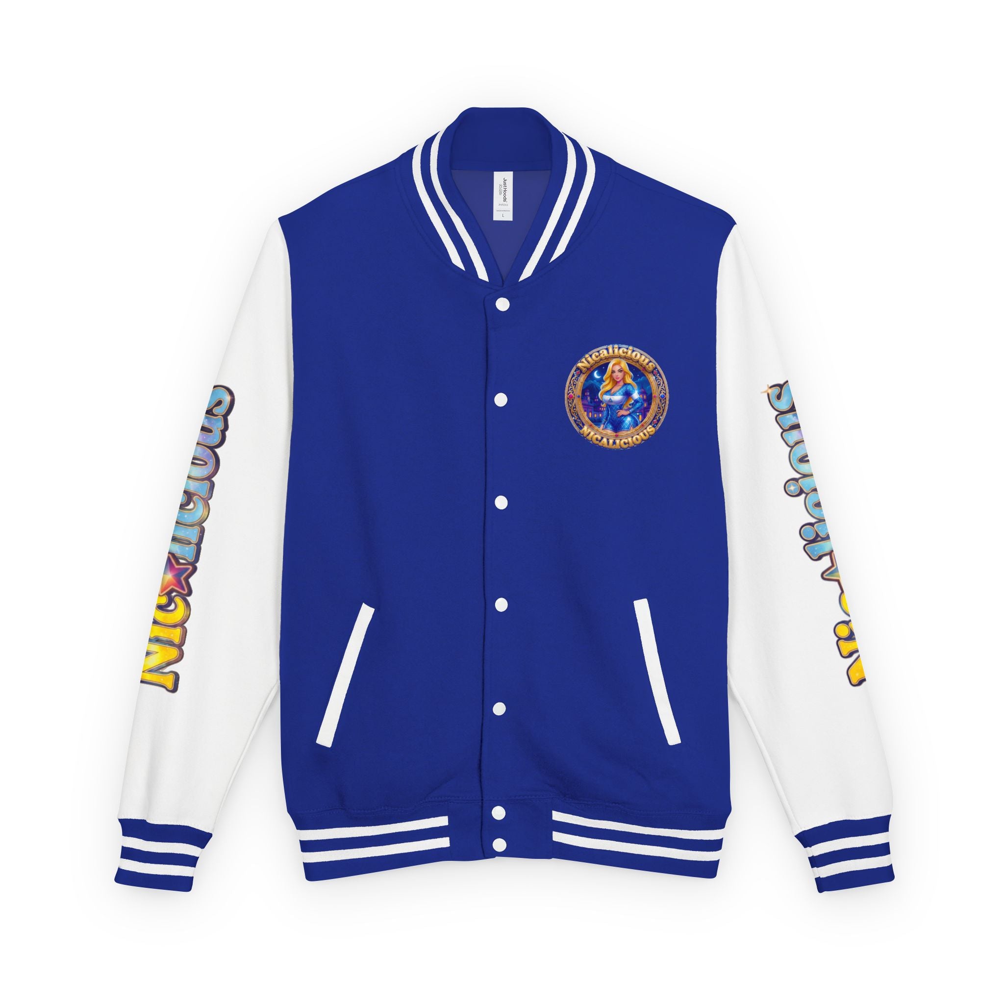 Letterman Jacket — "Nicalicious" Retro Crest Varsity Jacket