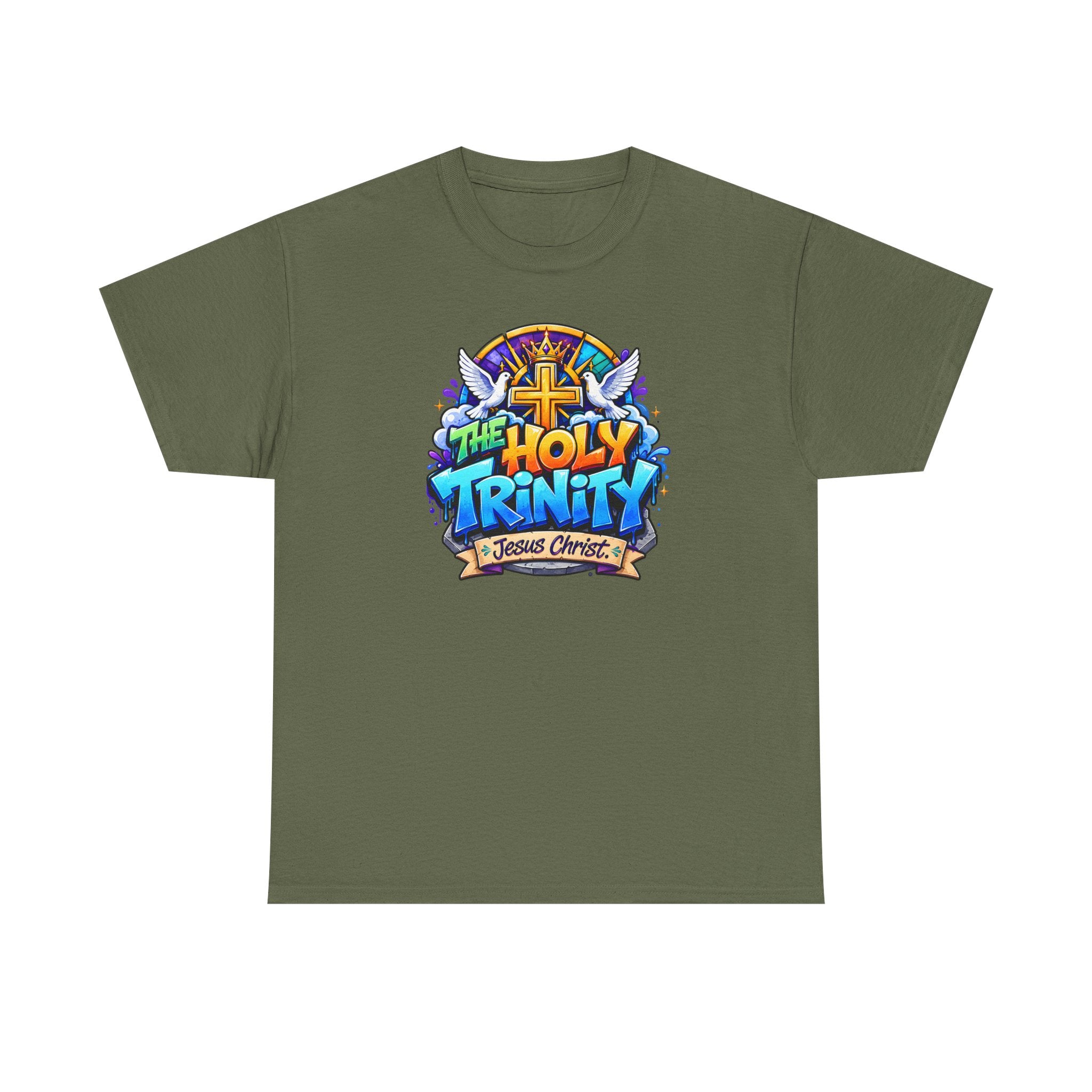 Christian Tee - "The Holy Trinity" Church Youth Graphic T-Shirt