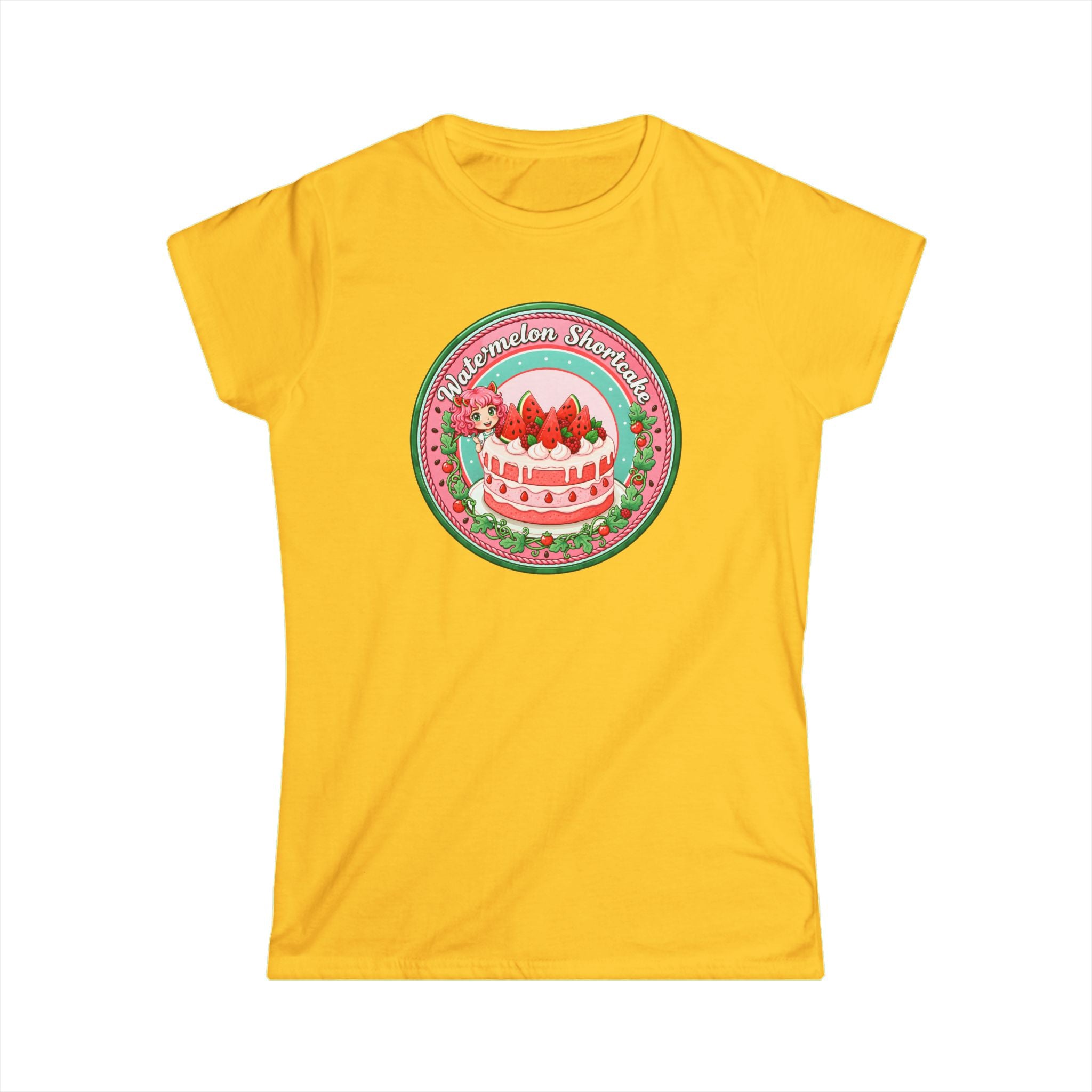 "Watermelon Shortcake" Vintage Badge T-Shirt
