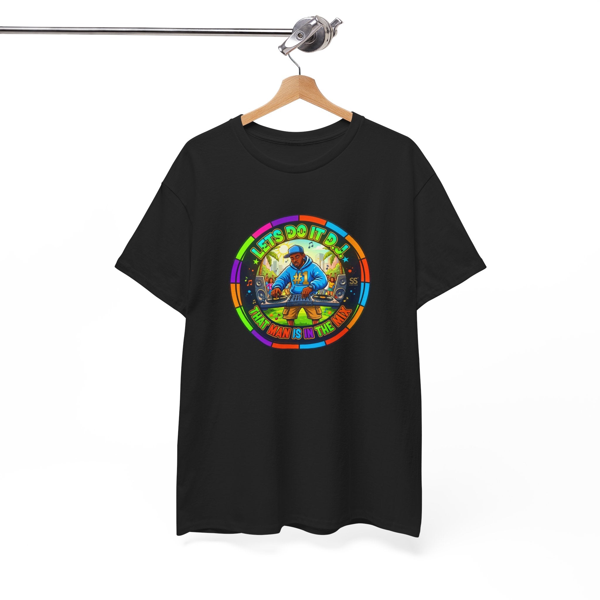 T-Shirt — "Let's Do It Dj!" Retro Camper Road Trip Graphic Tee