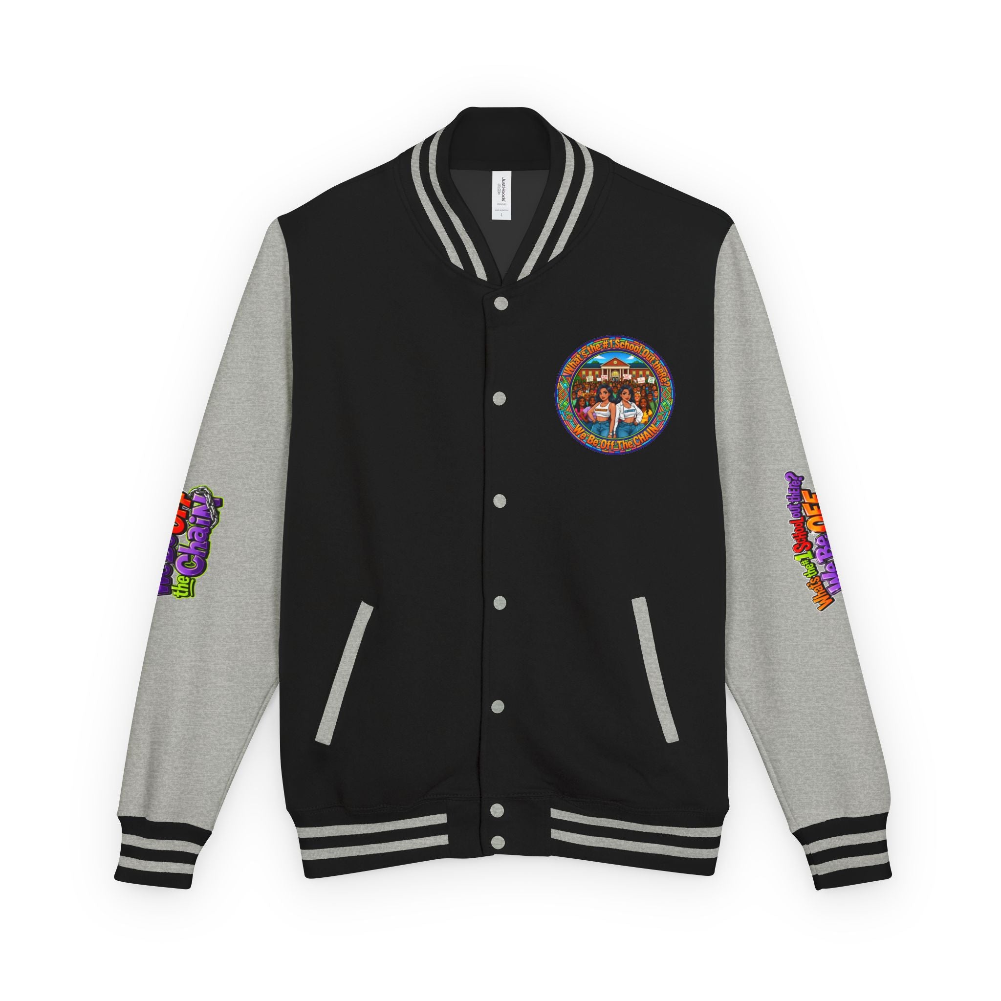 Letterman Jacket — Retro High School Crew Design (We’ll Be Off the Chain)