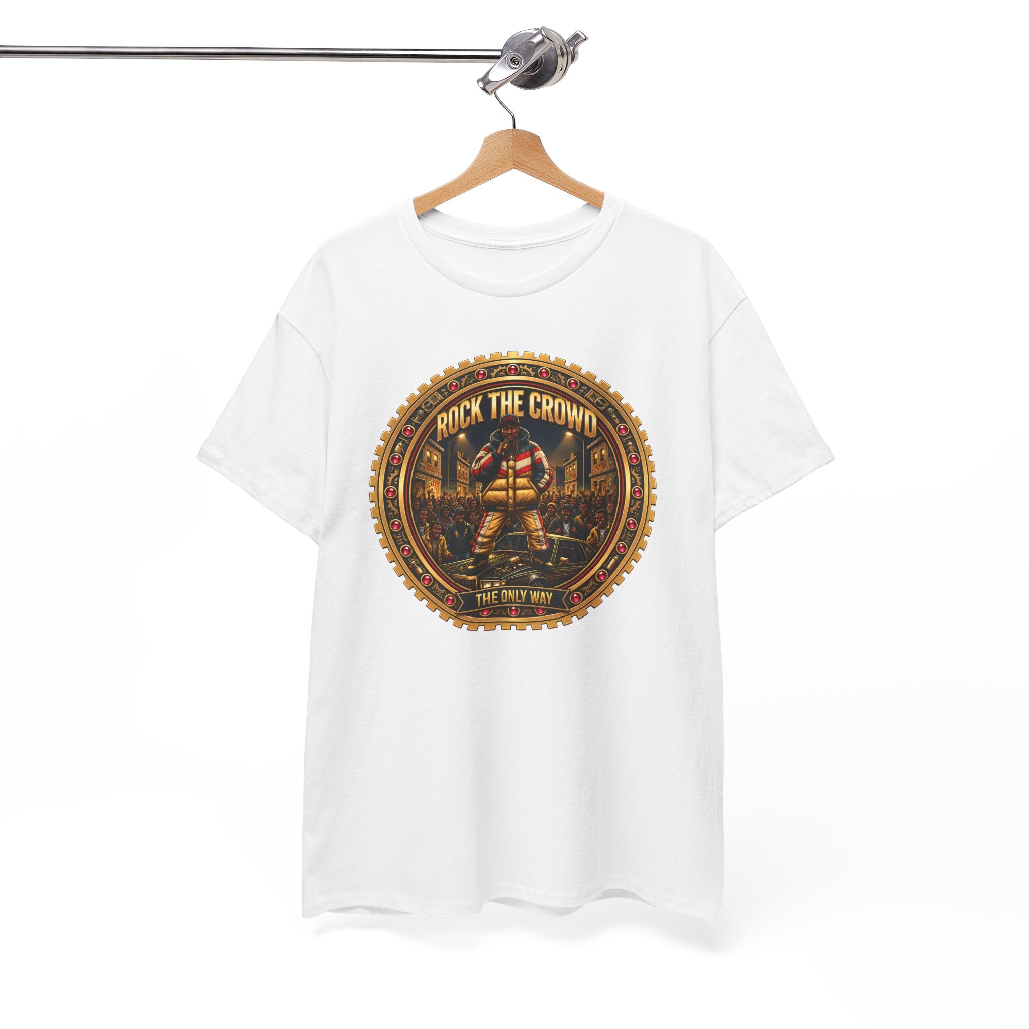 "Rock the Crowd" Tee — Vintage Concert Graphic Shirt