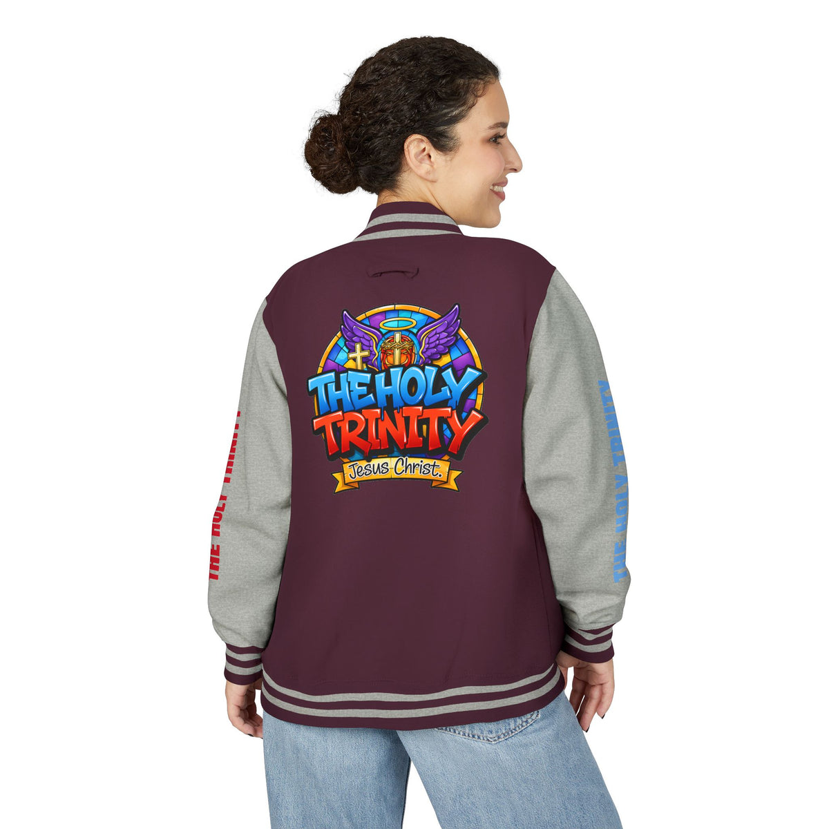 Letterman Jacket — "The Holy Trinity" Christian Varsity Jacket