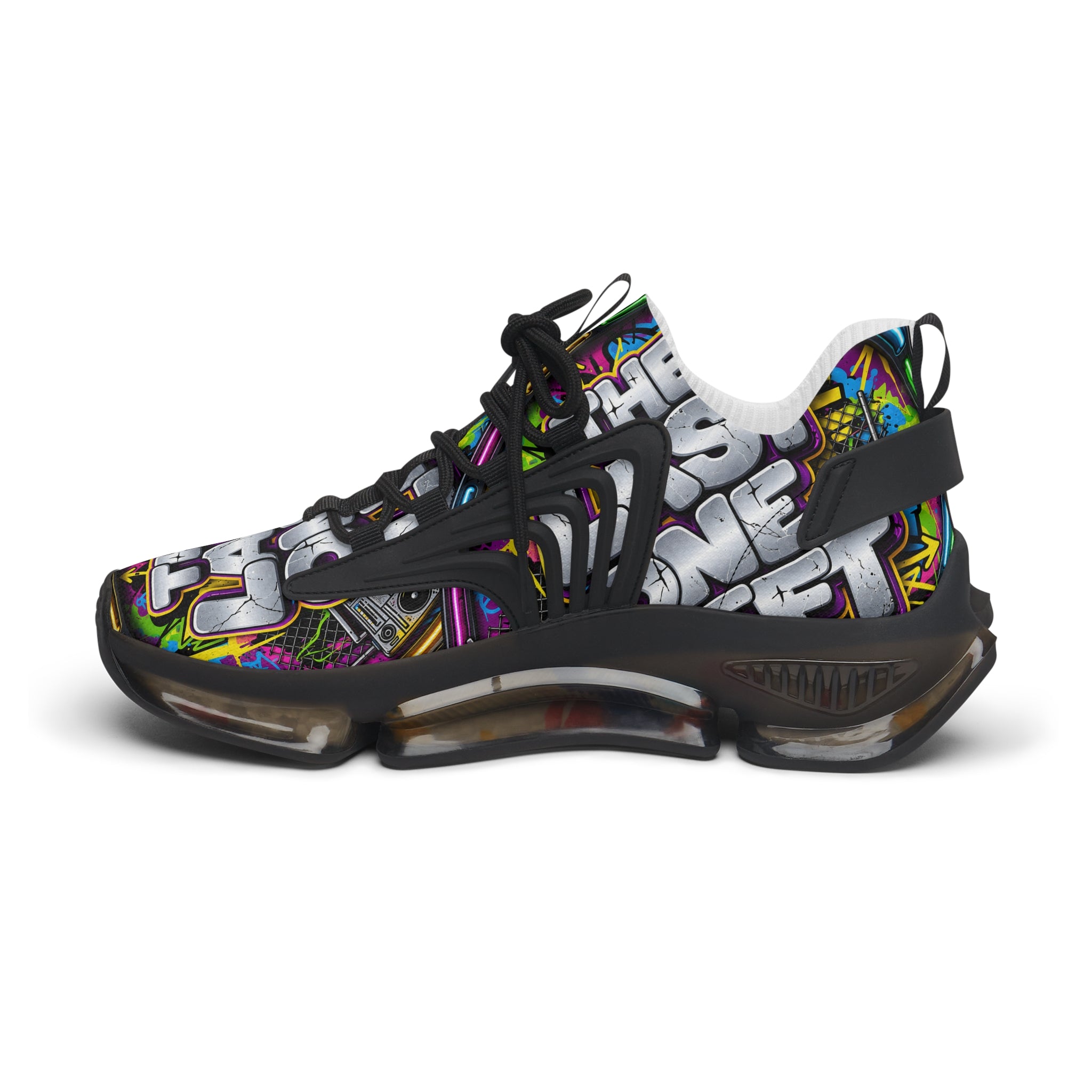 Graphic Mesh Sneakers — "The Last One" Bold Streetwear Trainers