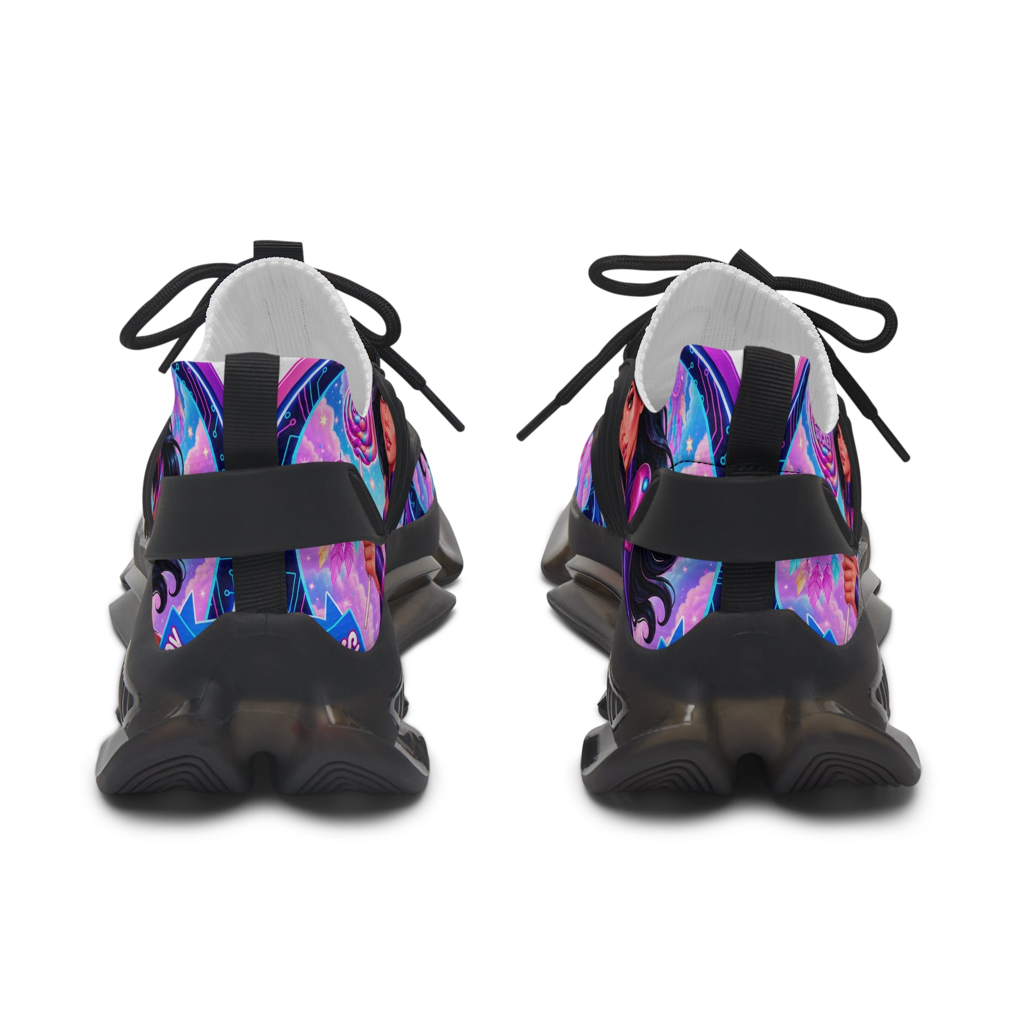 Women's Mesh Sneakers — Vibrant 'A Dream Sucker' Graphic Athletic Shoes