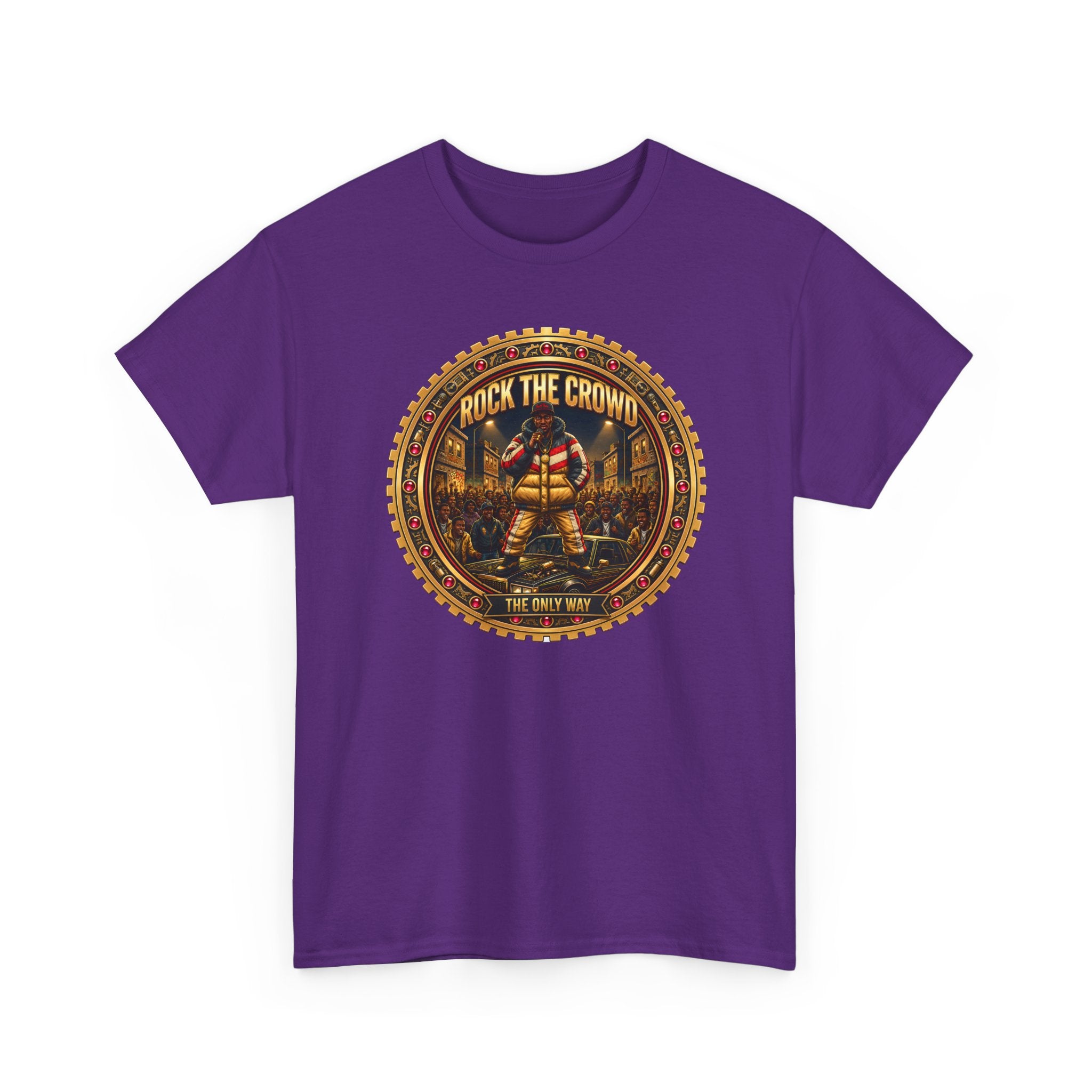 "Rock the Crowd" Tee — Vintage Concert Graphic Shirt