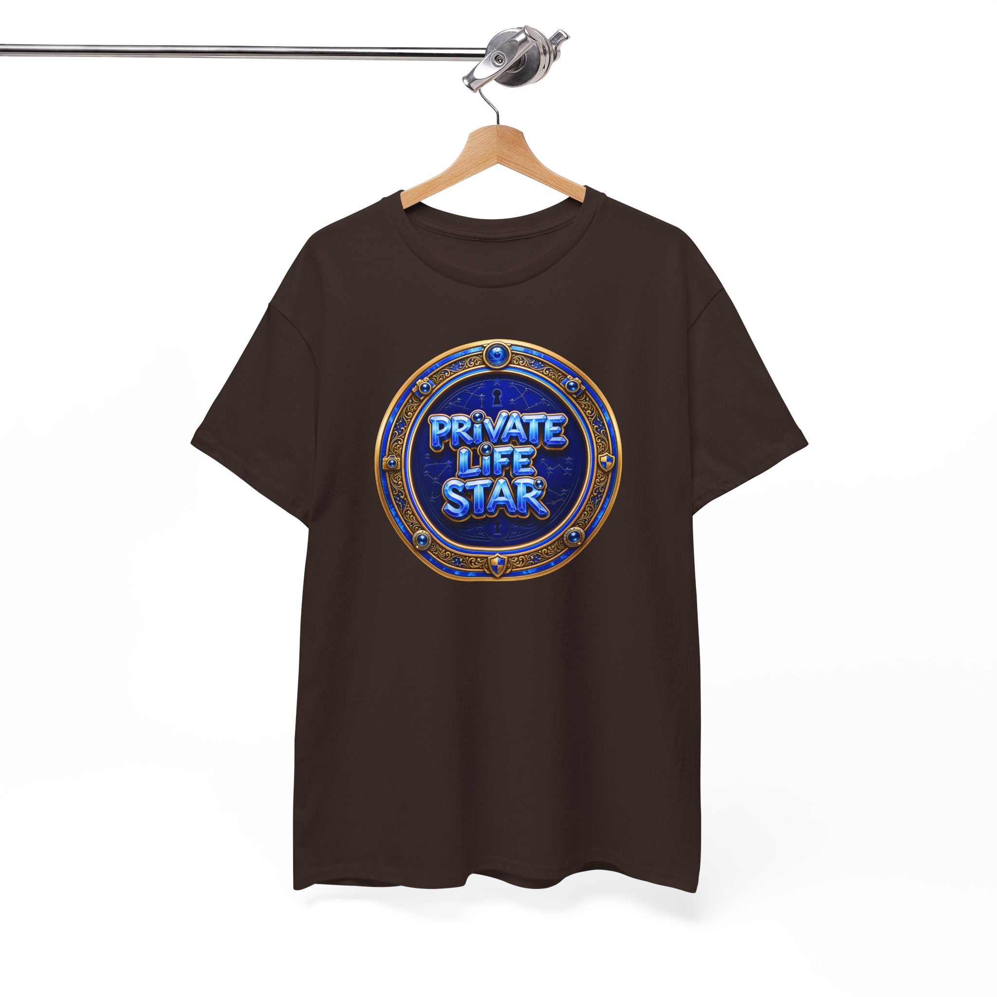 "Private Life Star" T-Shirt — Retro Badge Graphic Tee